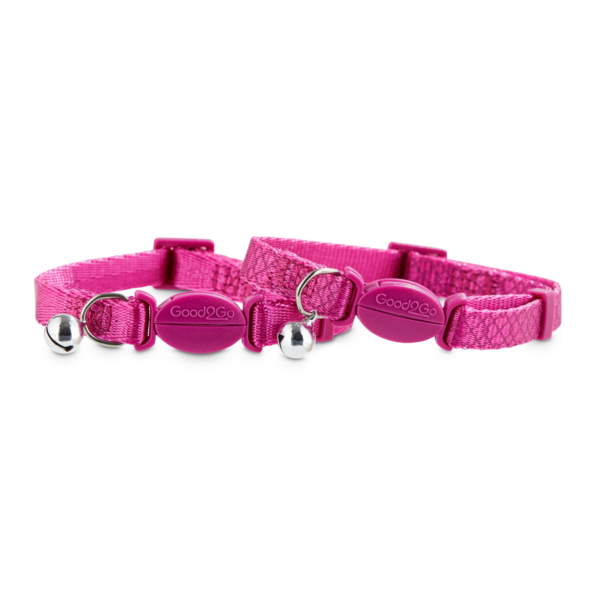 Good2Go Pink Breakaway Cat Collars Pack of 2 Petco