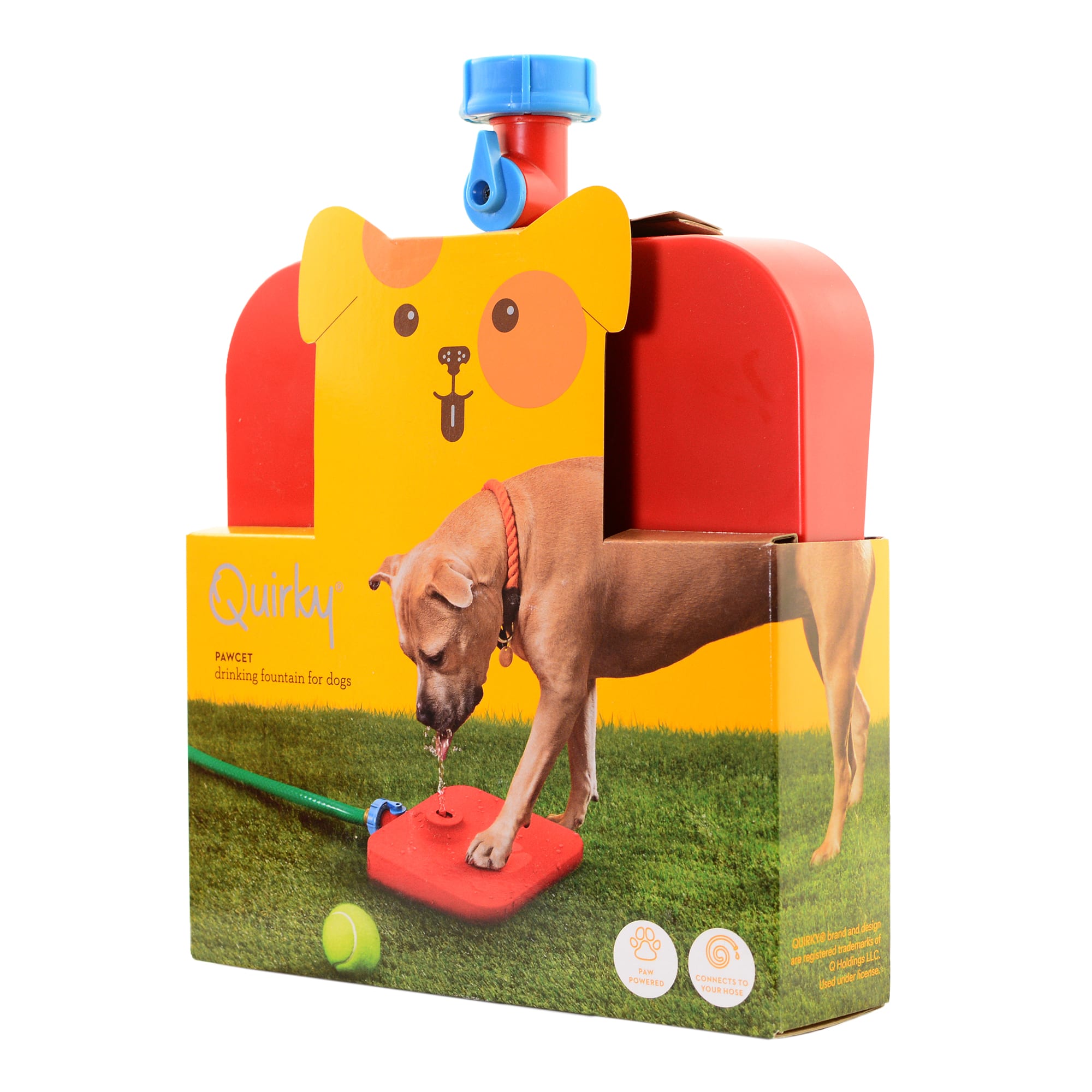 Quirky Pawcet Drinking Fountain For Dogs 9 L X 11 5 W X 1 5 H