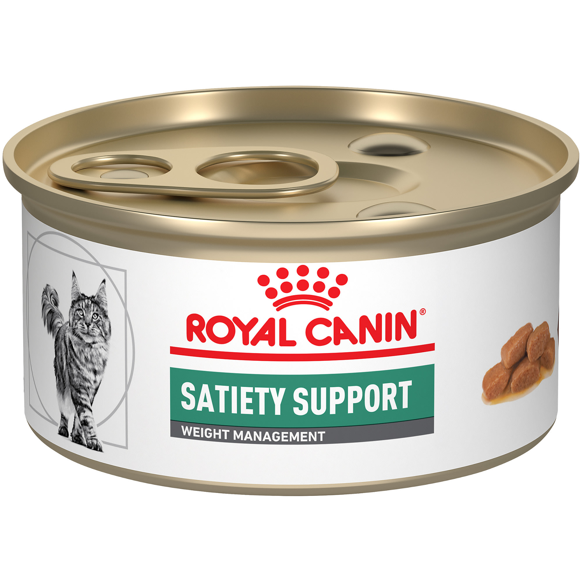 Royal Canin Veterinary Diet Satiety Support Weight Management Morsels In Gravy Wet Cat Food 3 Oz Case Of 24 Petco