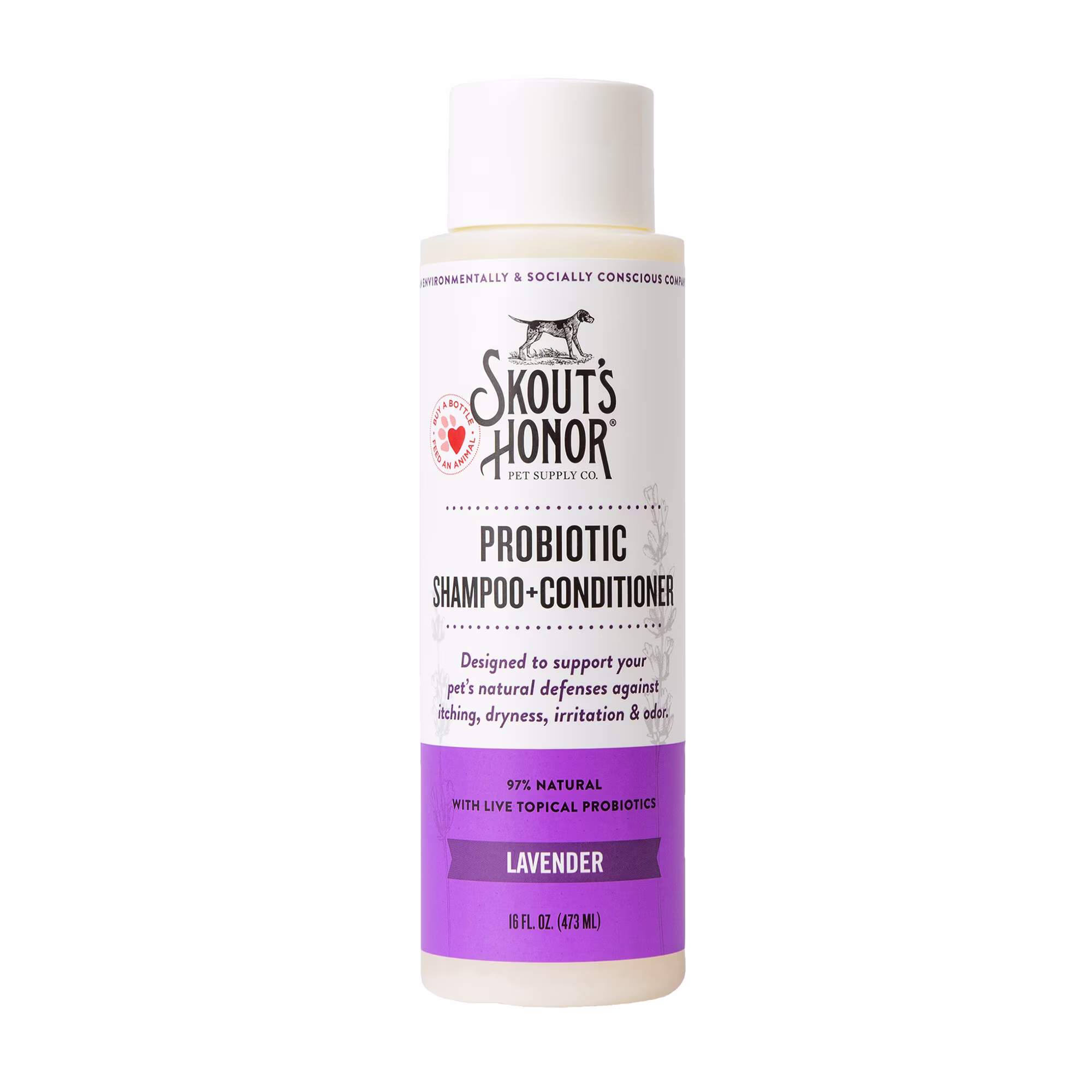 Skout's Honor Probiotic Shampoo & Conditioner for Dogs 16oz