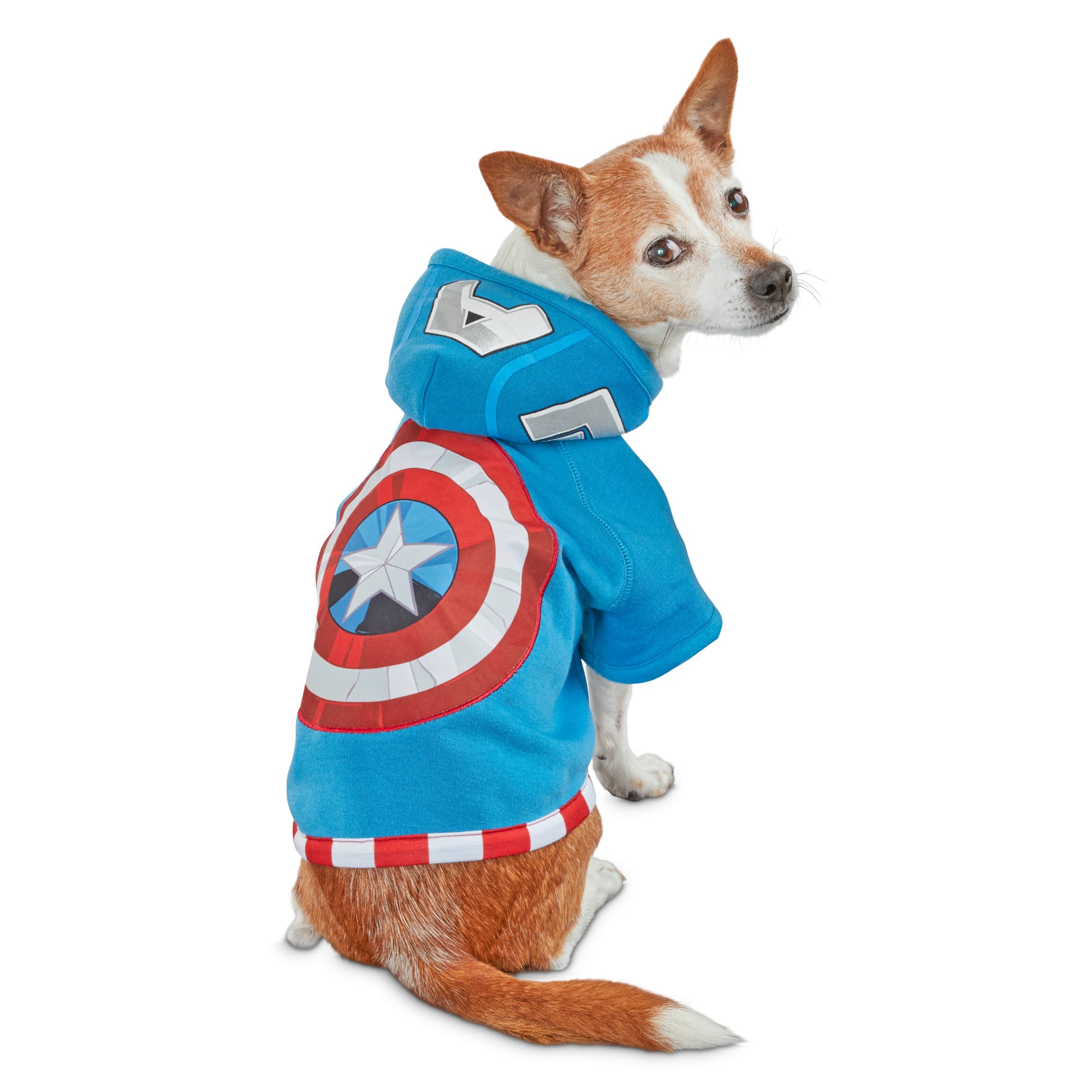 captain america dog shirt