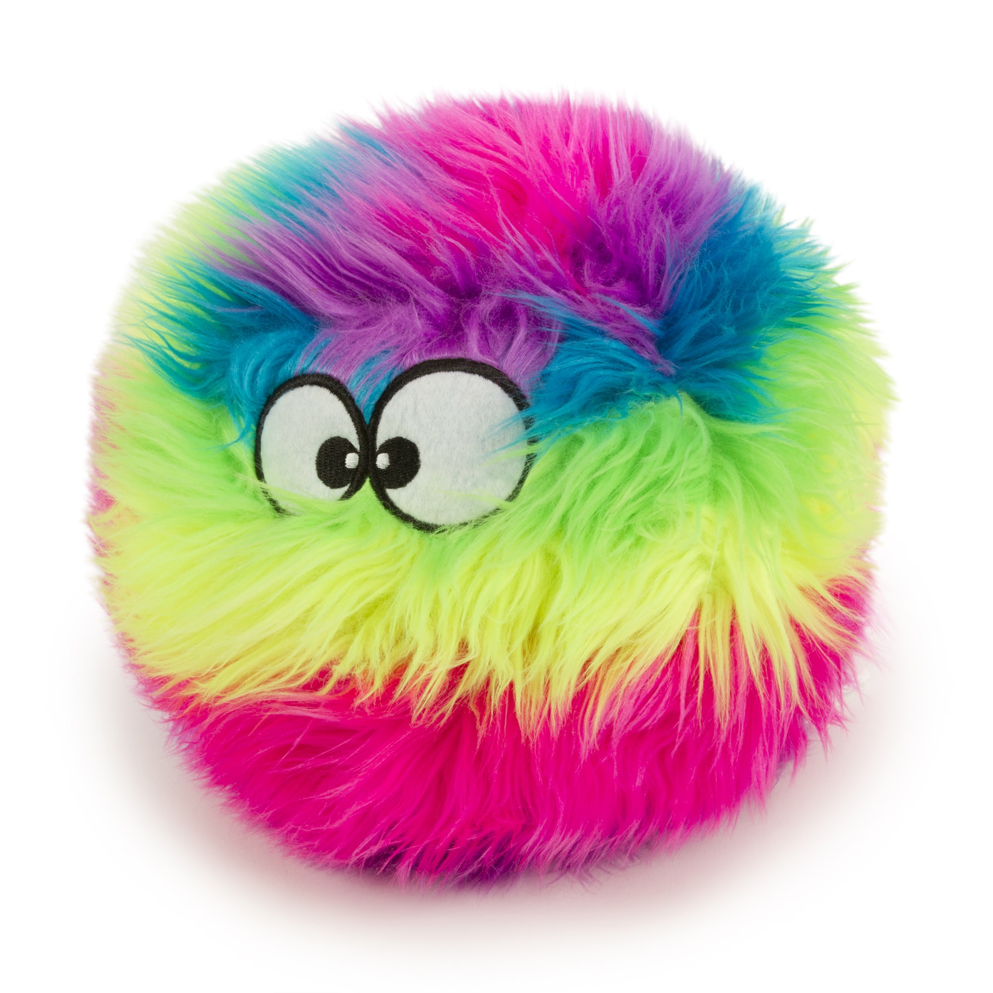 furry ball dog toy