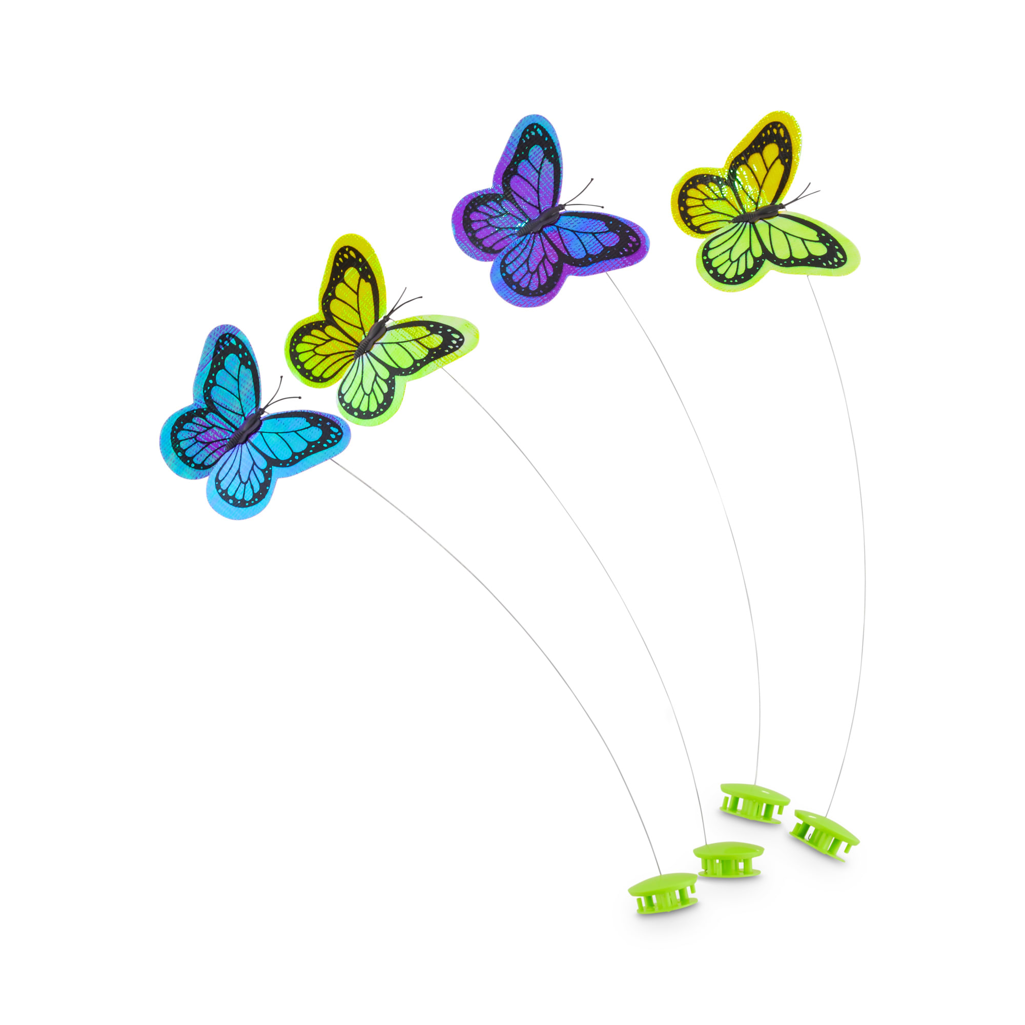 Leaps & Bounds Replacement Butterflies for Winged Chase Butterfly Cat Toys,  Pack of 4