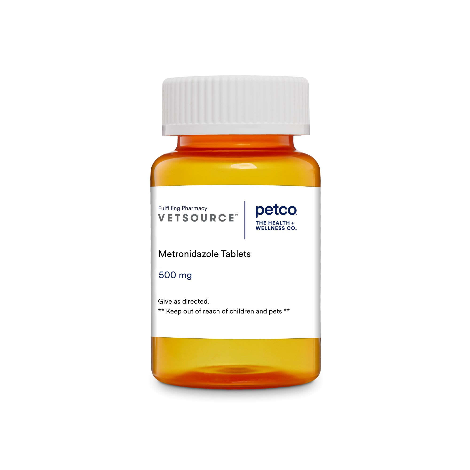 Metronidazole 500mg for Cats Antibiotic & Antiprotozoal, 30ct