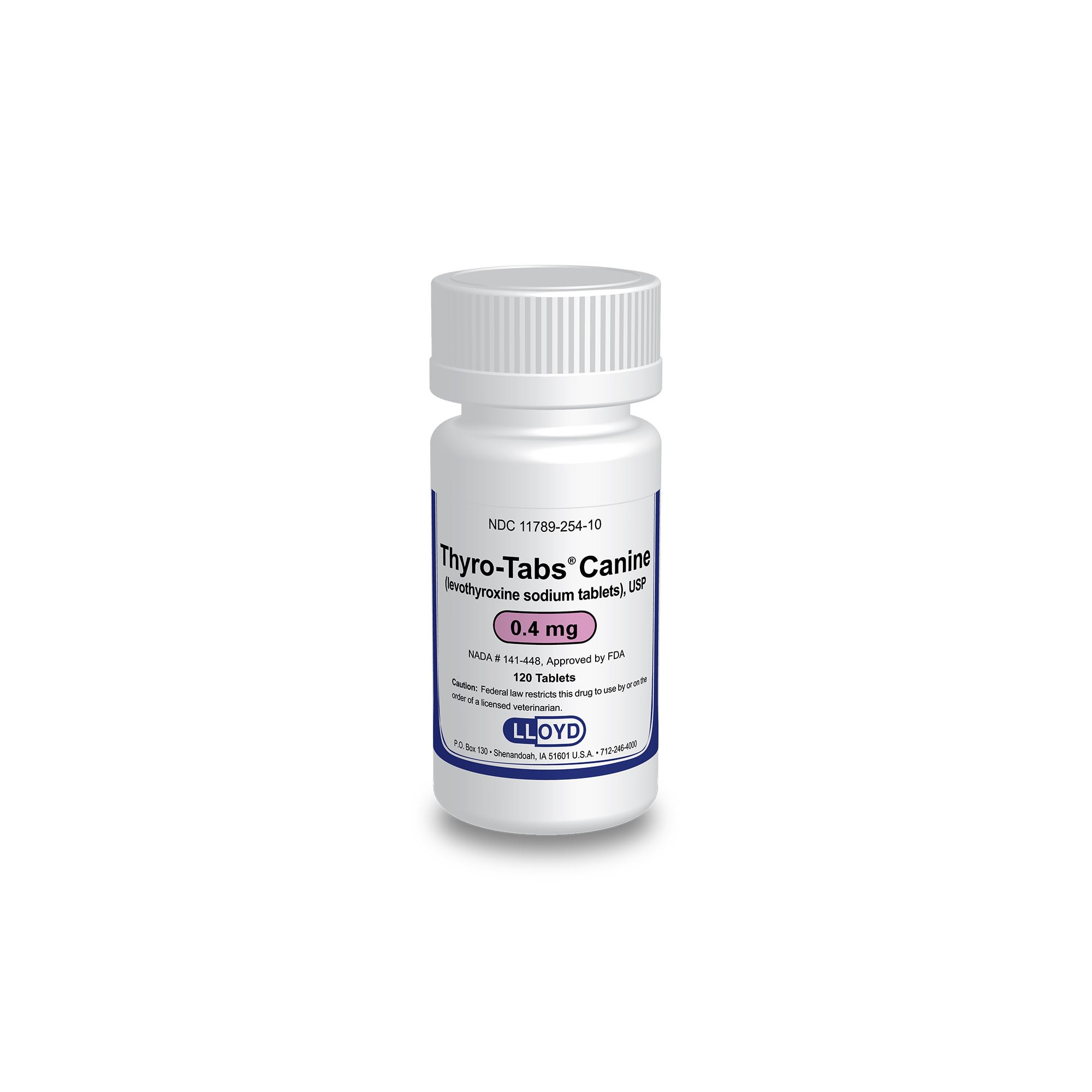 Thyro-Tabs .4 mg, 120 Tablets