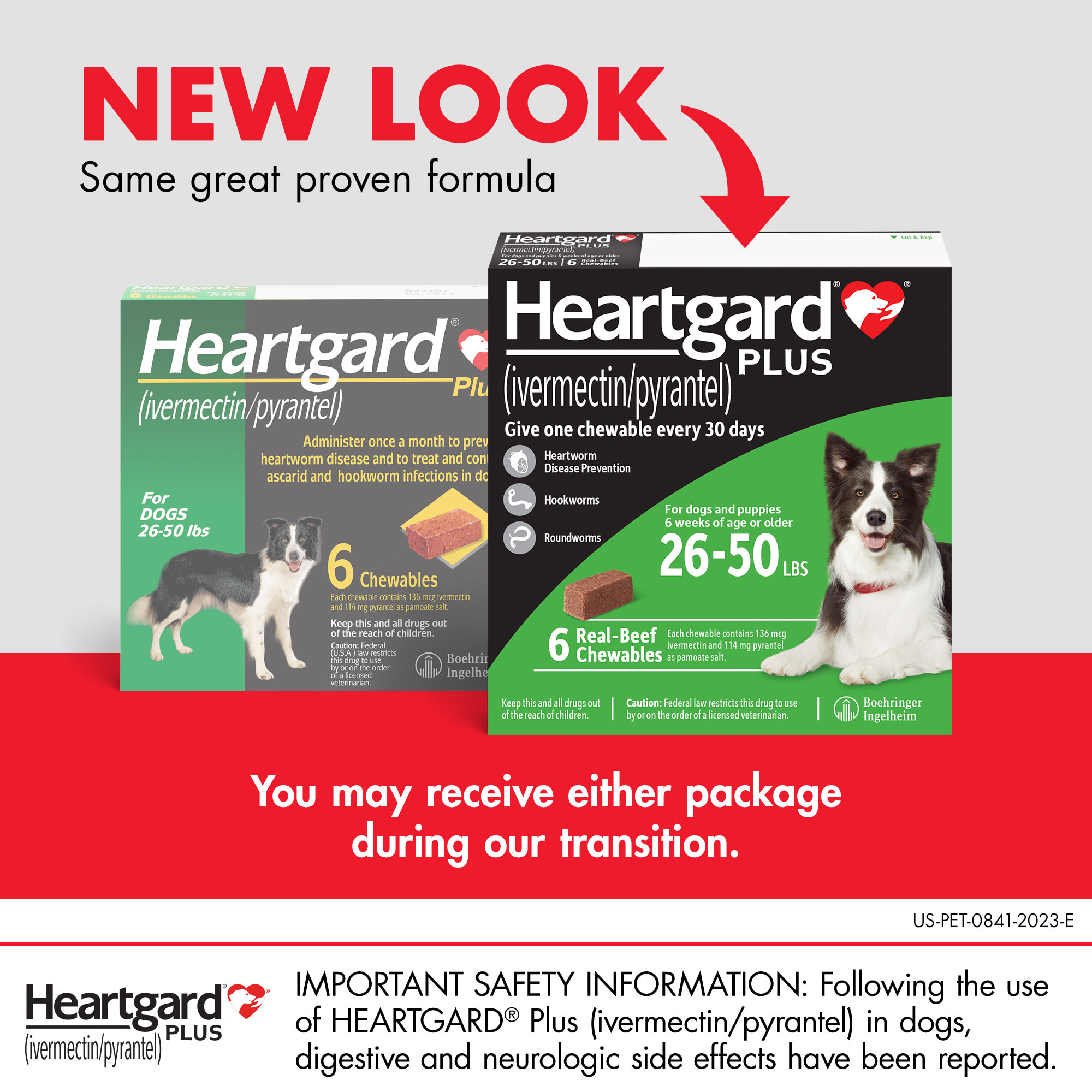 Heartgard Plus Chewables For Dogs 26 To 50 Lbs 6 Month Supply Petco