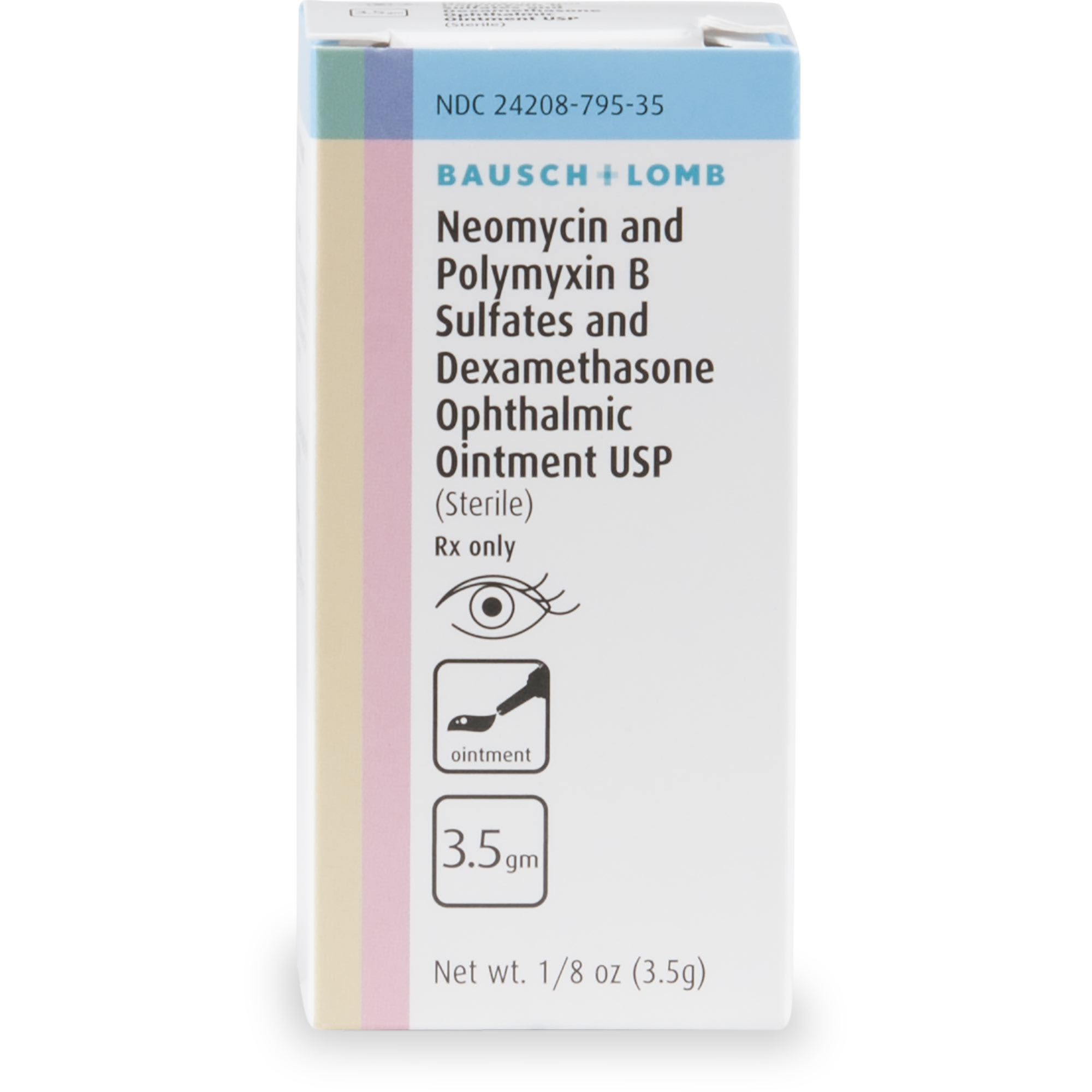 Neo Poly Dex Ophthalmic Ointment 3.5 grams 0.118 fz Petco