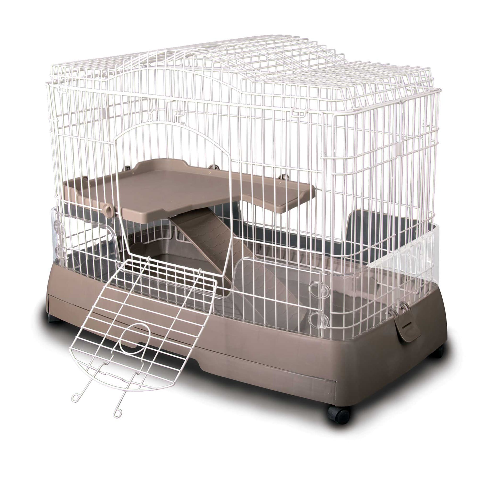 cleaning guinea pig cage
