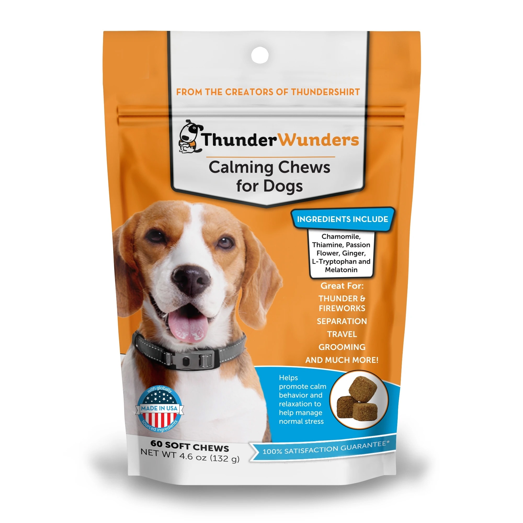 ThunderWorks ThunderWunder Calming Chews for Dogs Count of 180 Petco