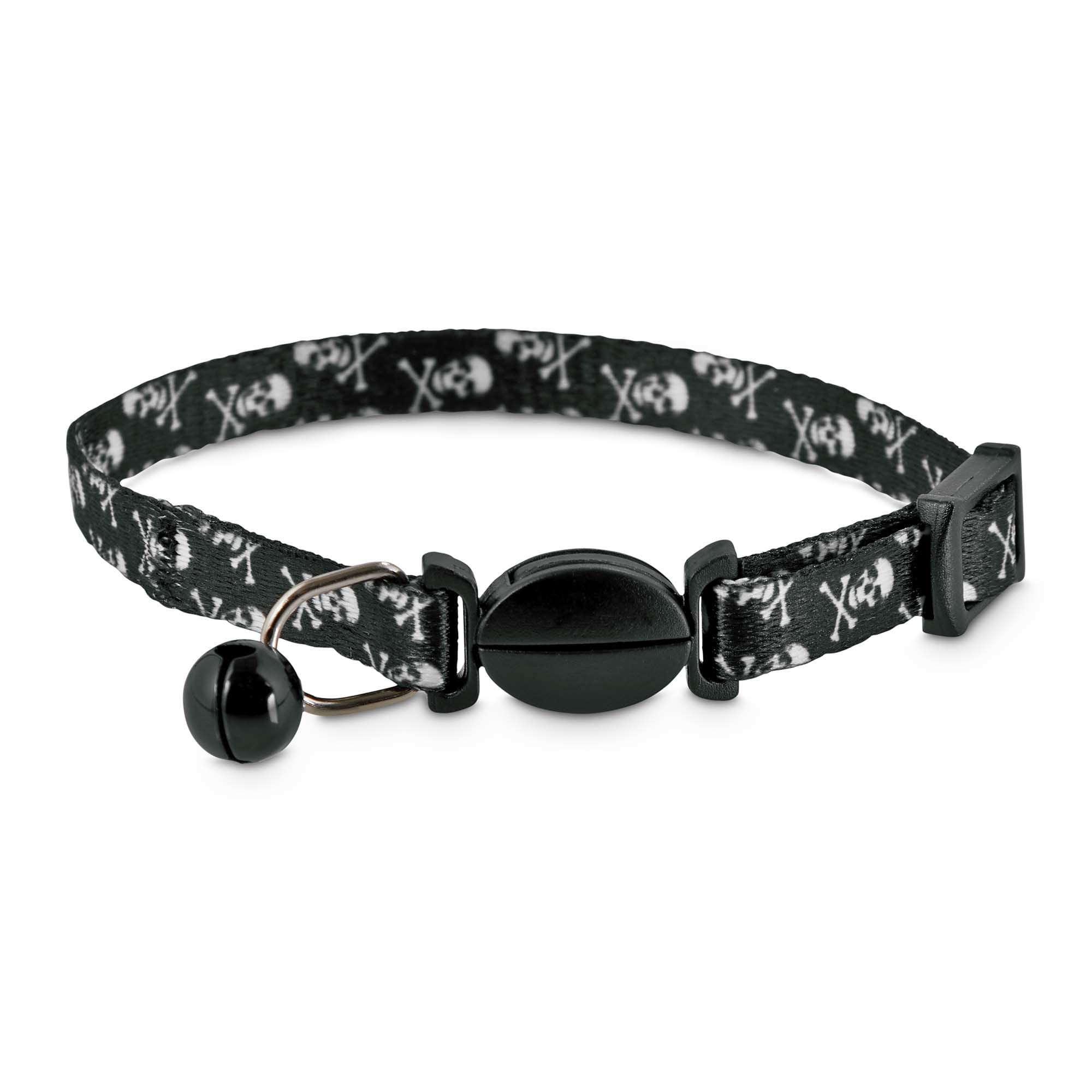  CIYODO 1 Pc Halloween Skull Pet Collar Goth Collar