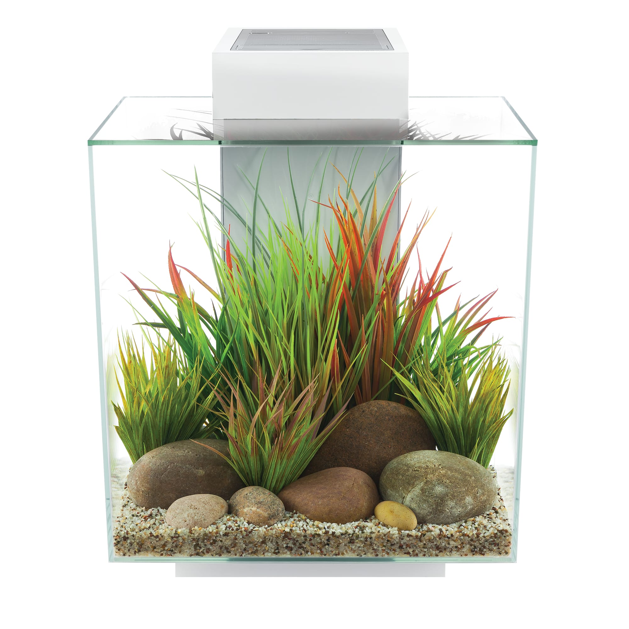 Fluval Edge 2.0 White Aquarium Kit, 12 Gallon