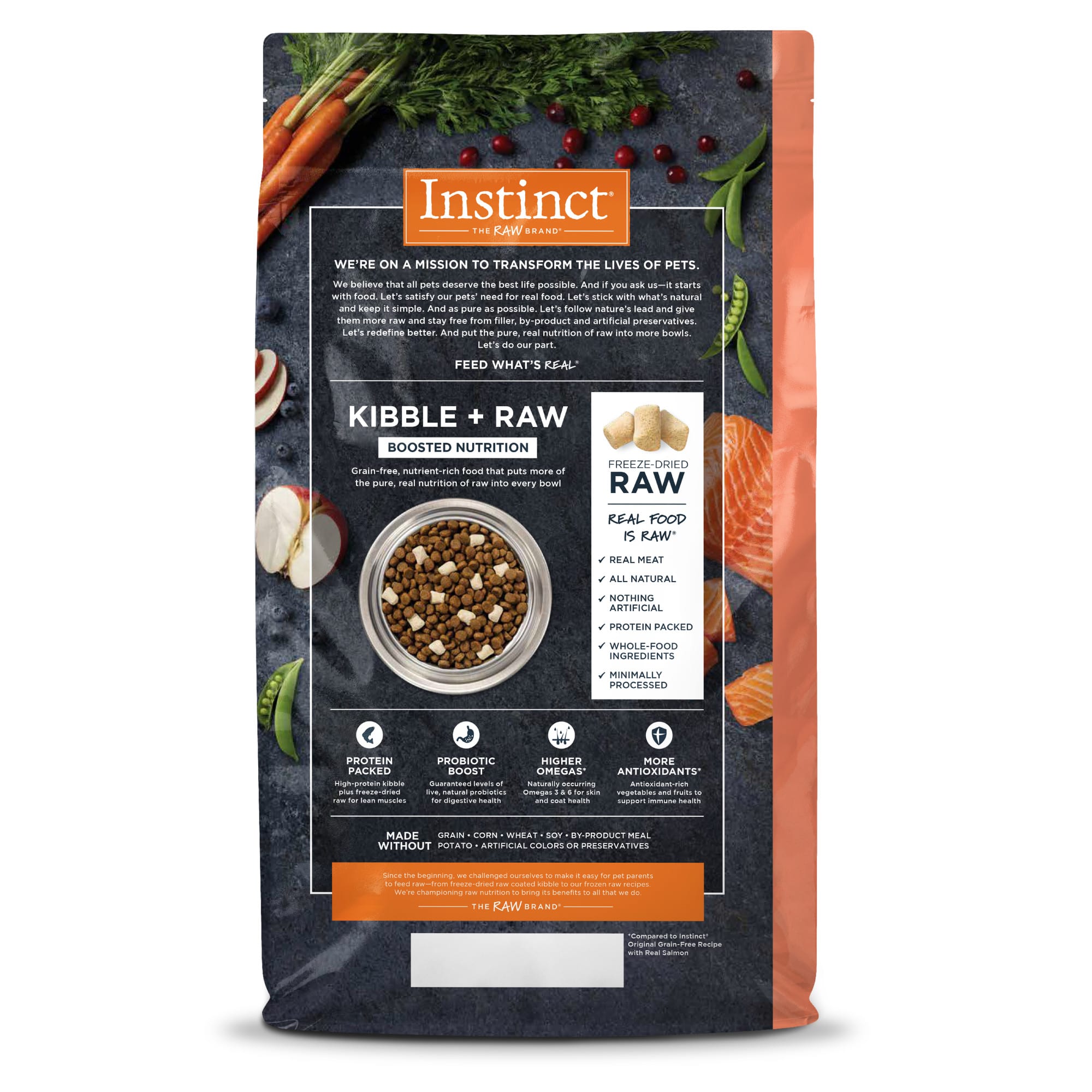 Instinct dog hotsell food salmon