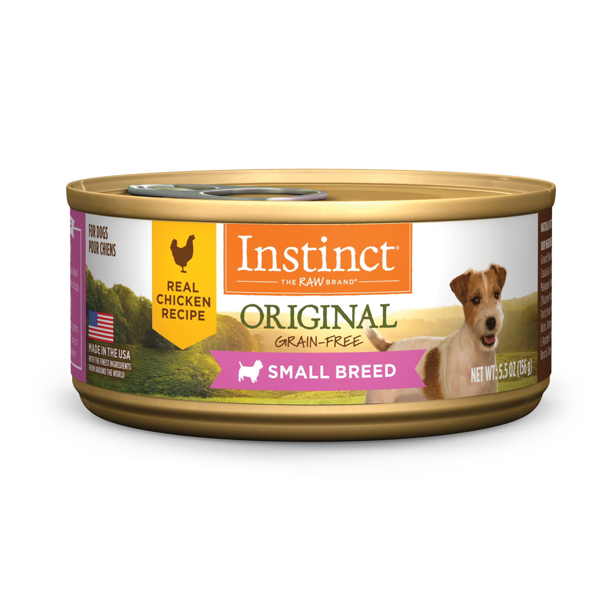 Instinct Original Small Breed Chicken Wet Dog Food 5.5oz 12 Pack from Petco