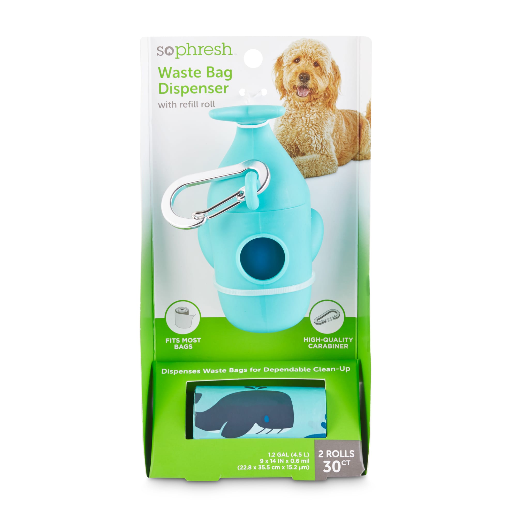 dog poop bags and dispenser