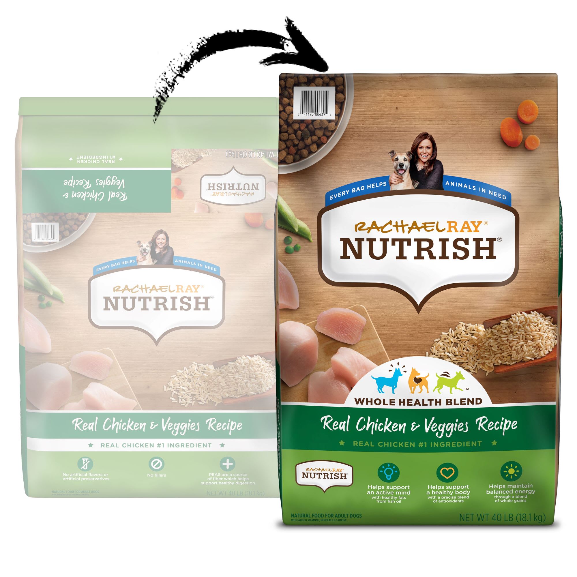 Nutrish dog hot sale food 40 lbs