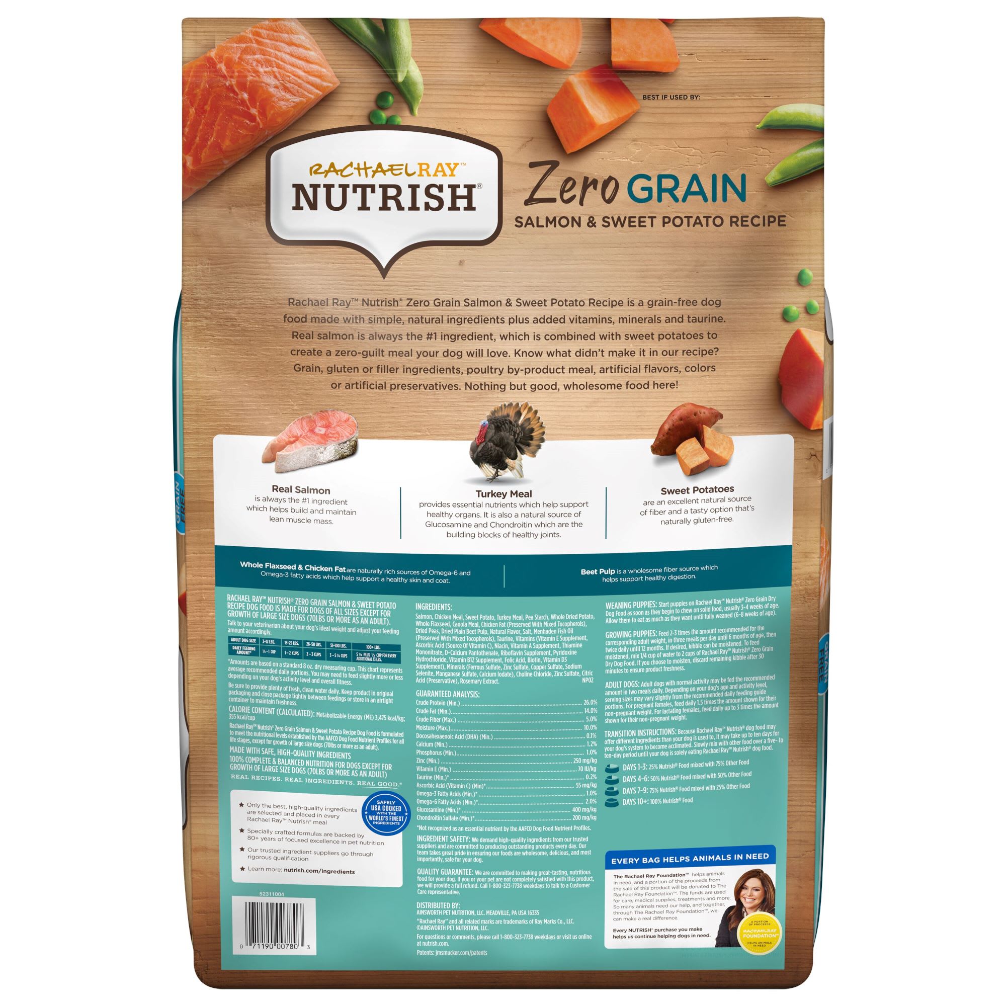 Nutrish zero grain salmon and sale sweet potato