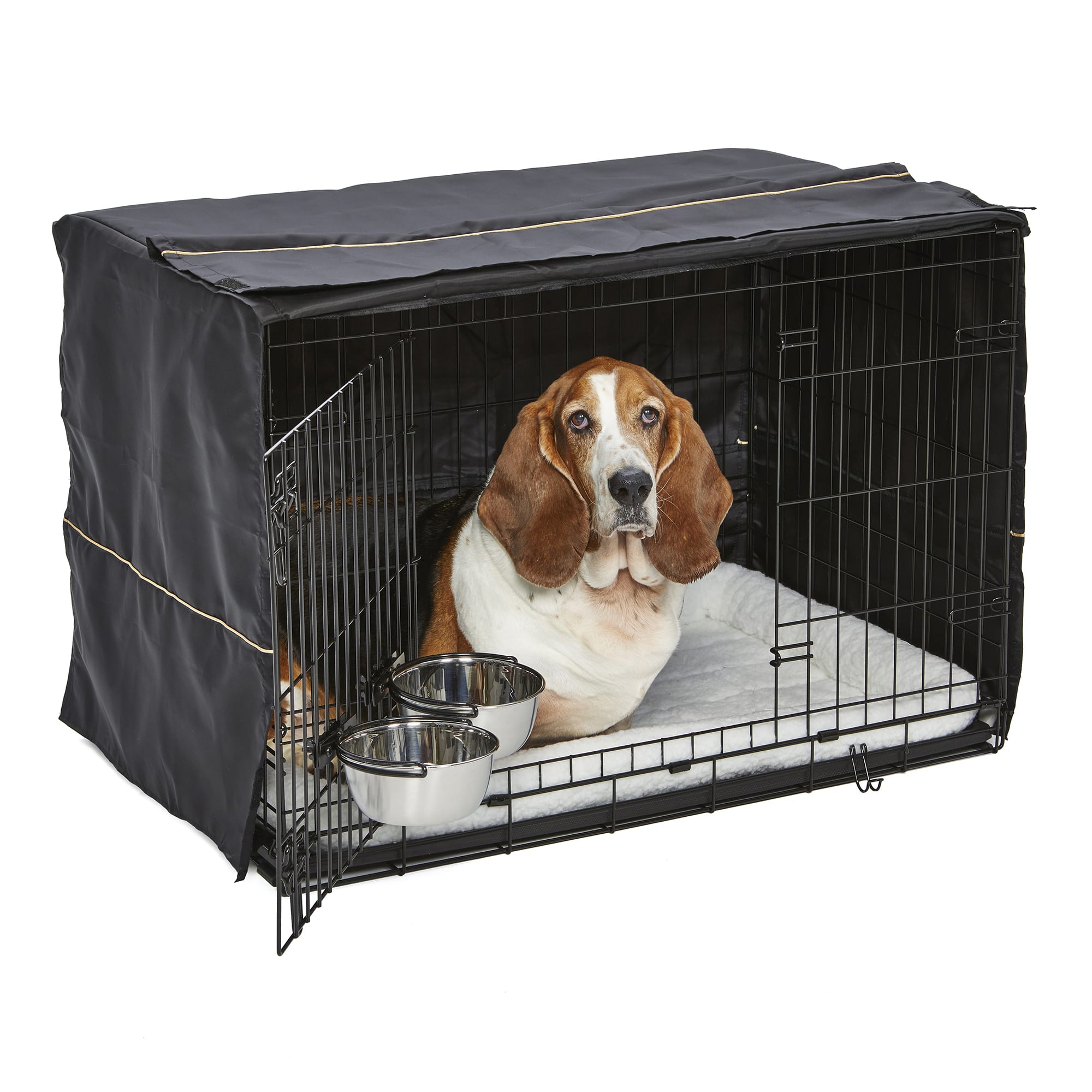 EveryYay Going Places 1-Door Folding Dog Crate, 36 L X 22.5 W X 24.9 H