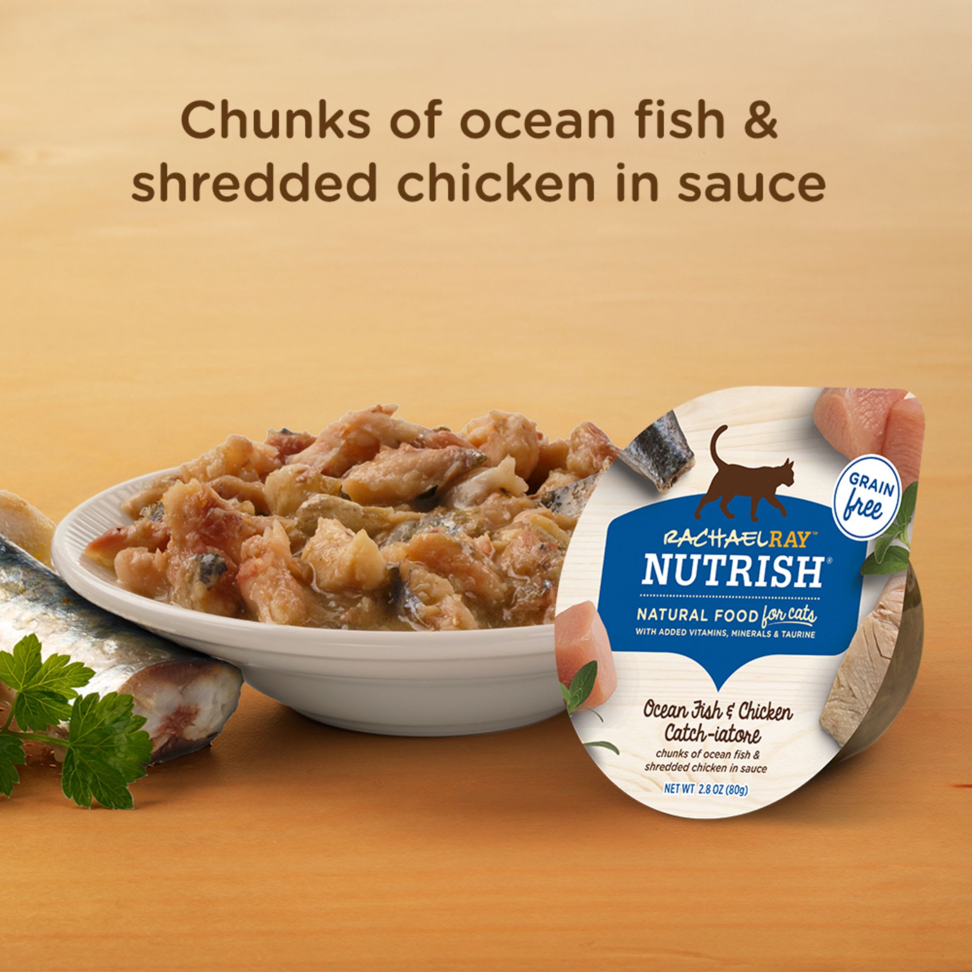 Rachael Ray Nutrish Natural Grain Free Ocean Fish Chicken Catch