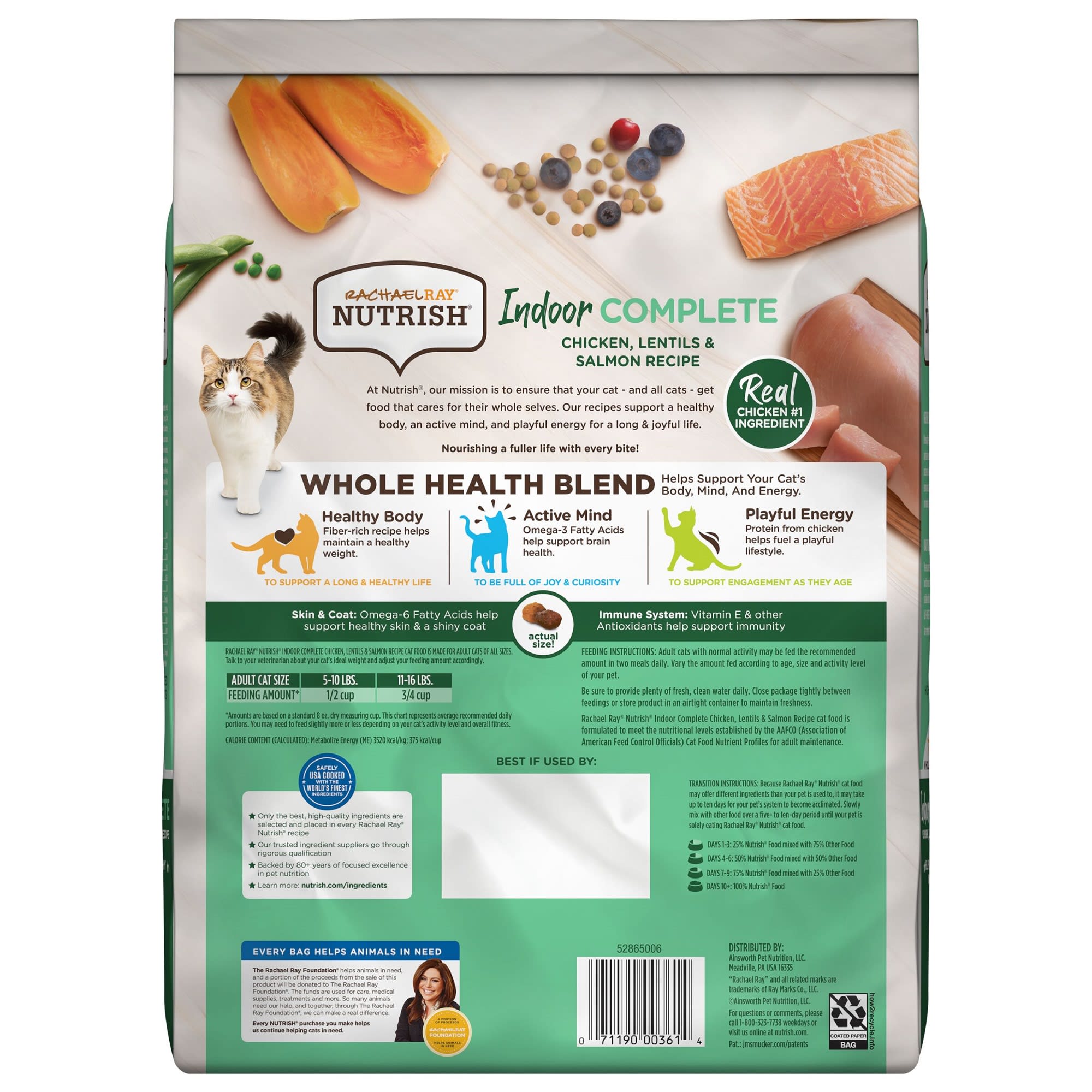 Rachael Ray Nutrish Indoor Complete Natural Chicken with Lentils