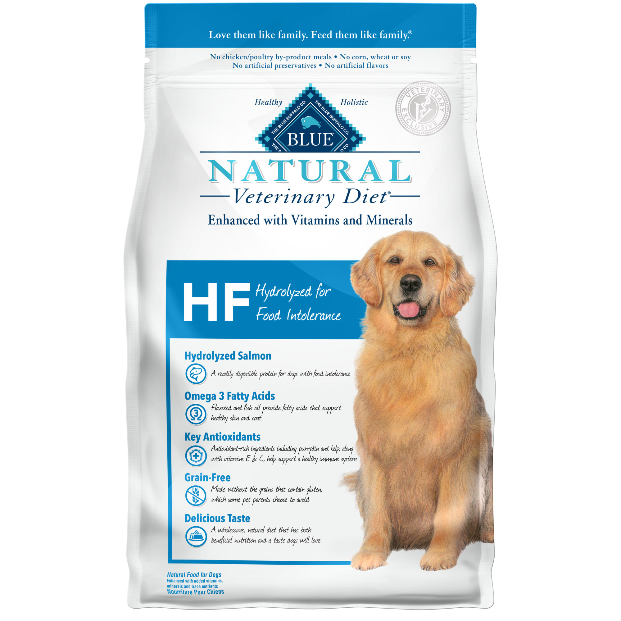 Blue Buffalo BLUE Natural Veterinary Diet HF Hydrolyzed for Food