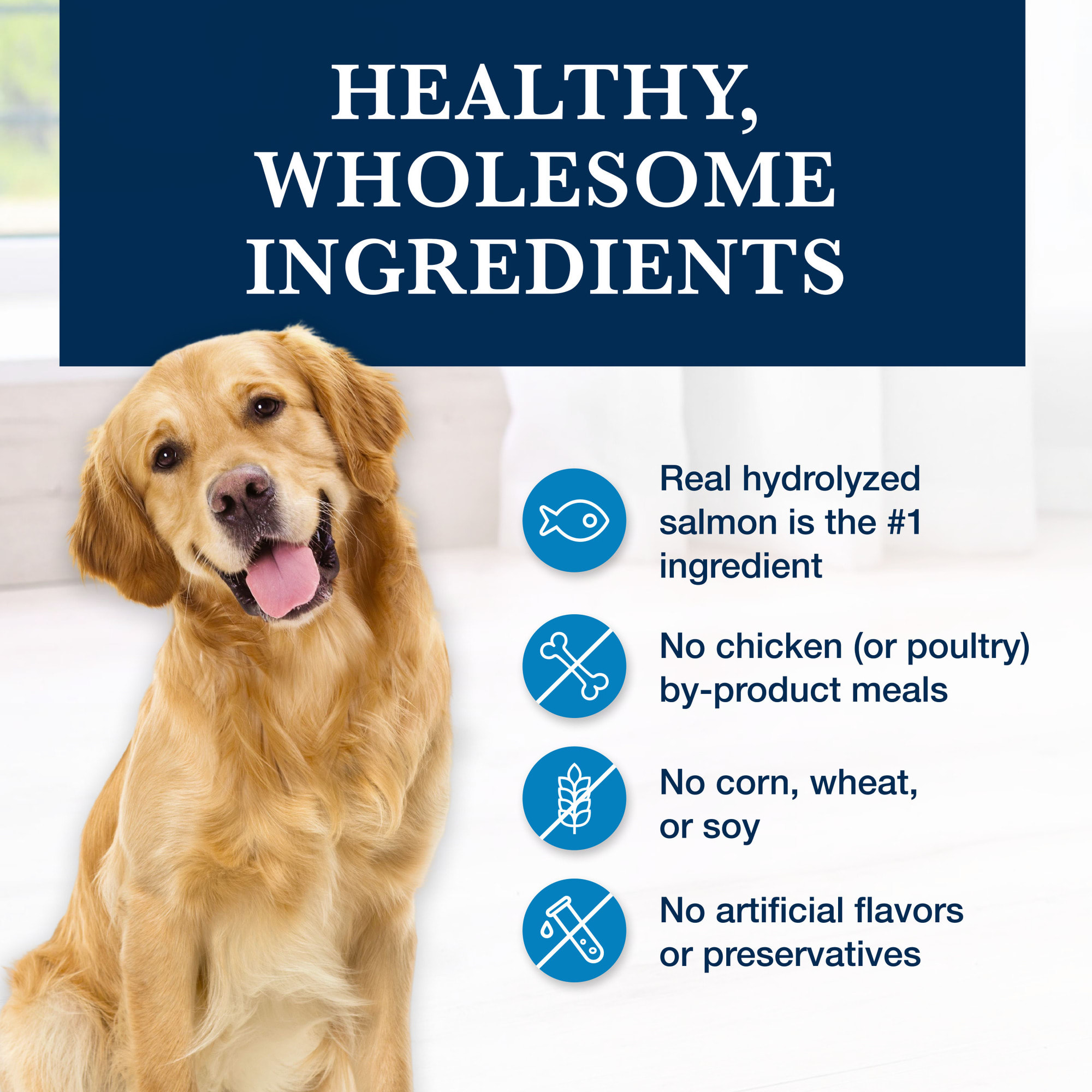 Blue hydrolyzed hotsell dog food