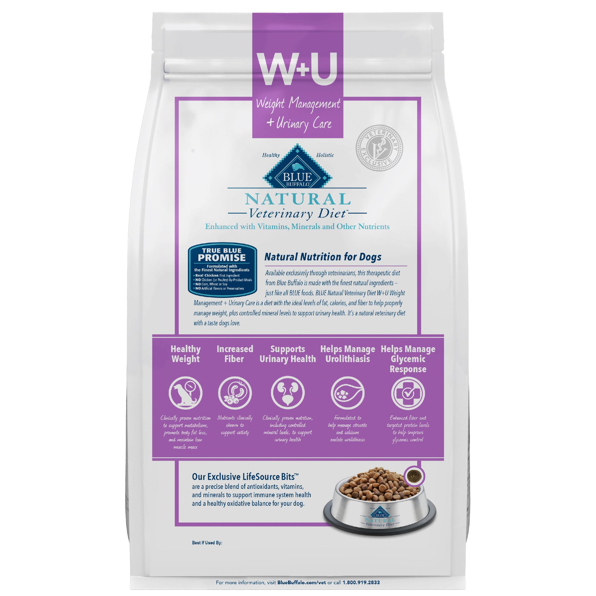 Blue Buffalo Natural Veterinary Diet W U Weight Management