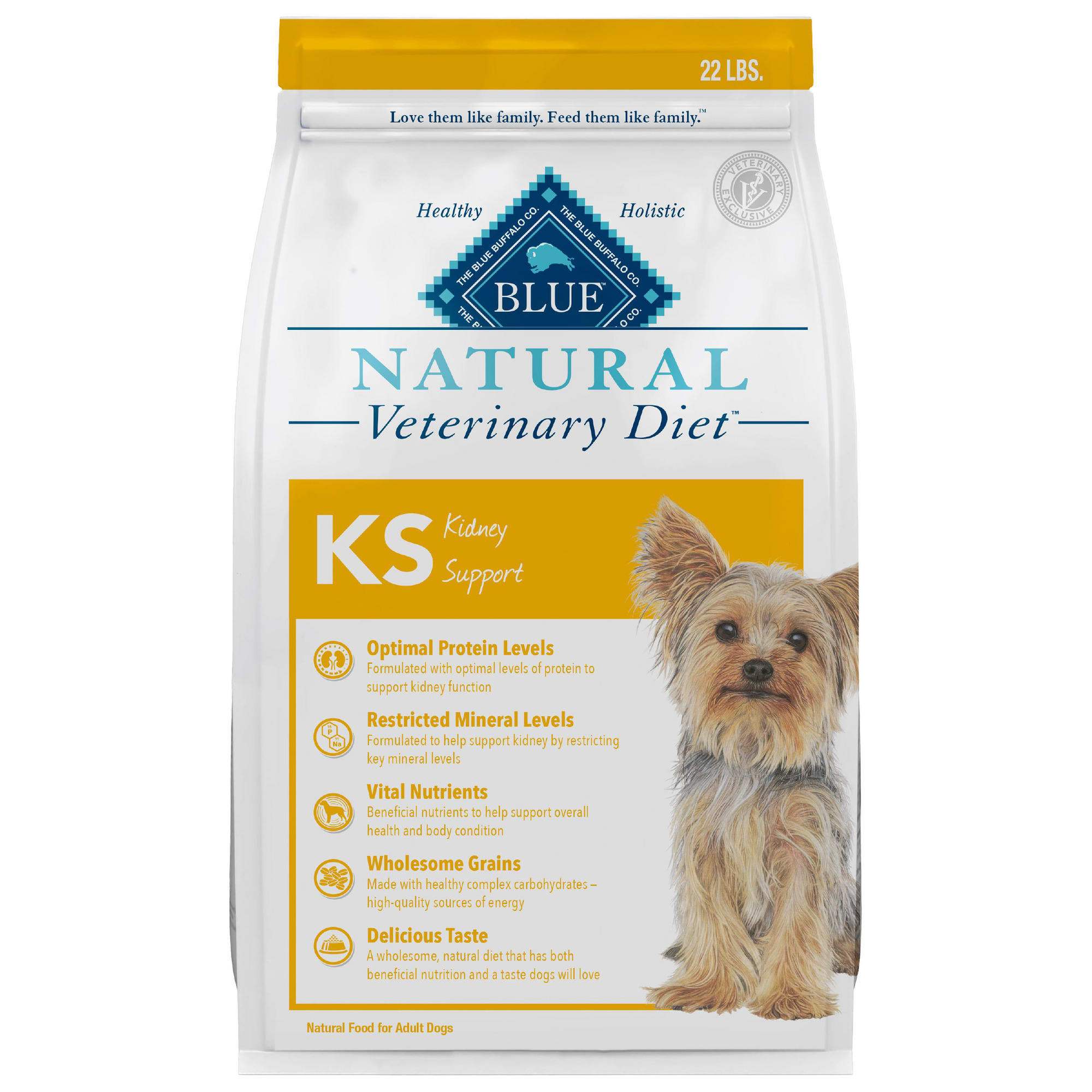 blue natural veterinary diet ks kidney support