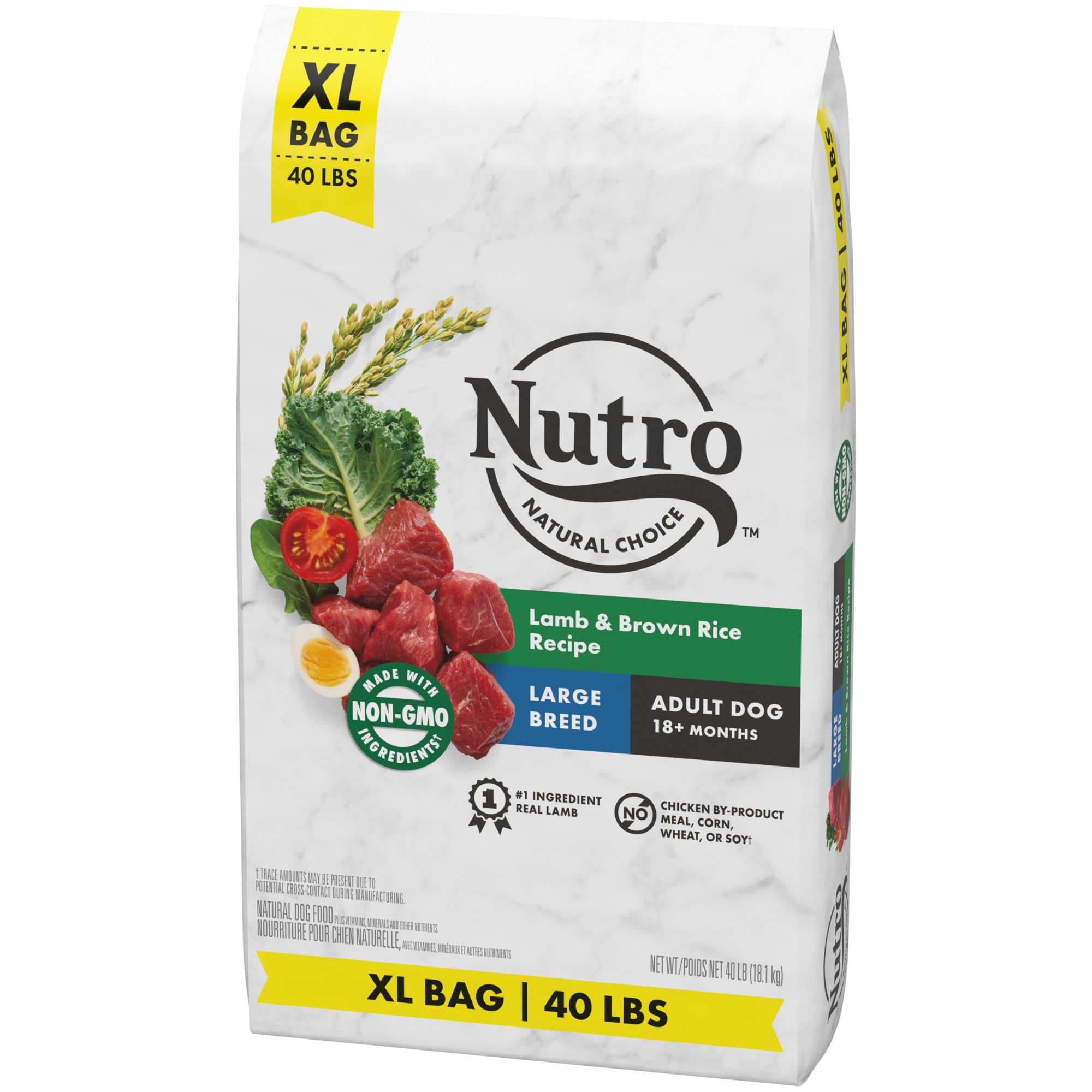 NUTRO NATURAL CHOICE Large Breed Adult Dry Dog Food Lamb Brown