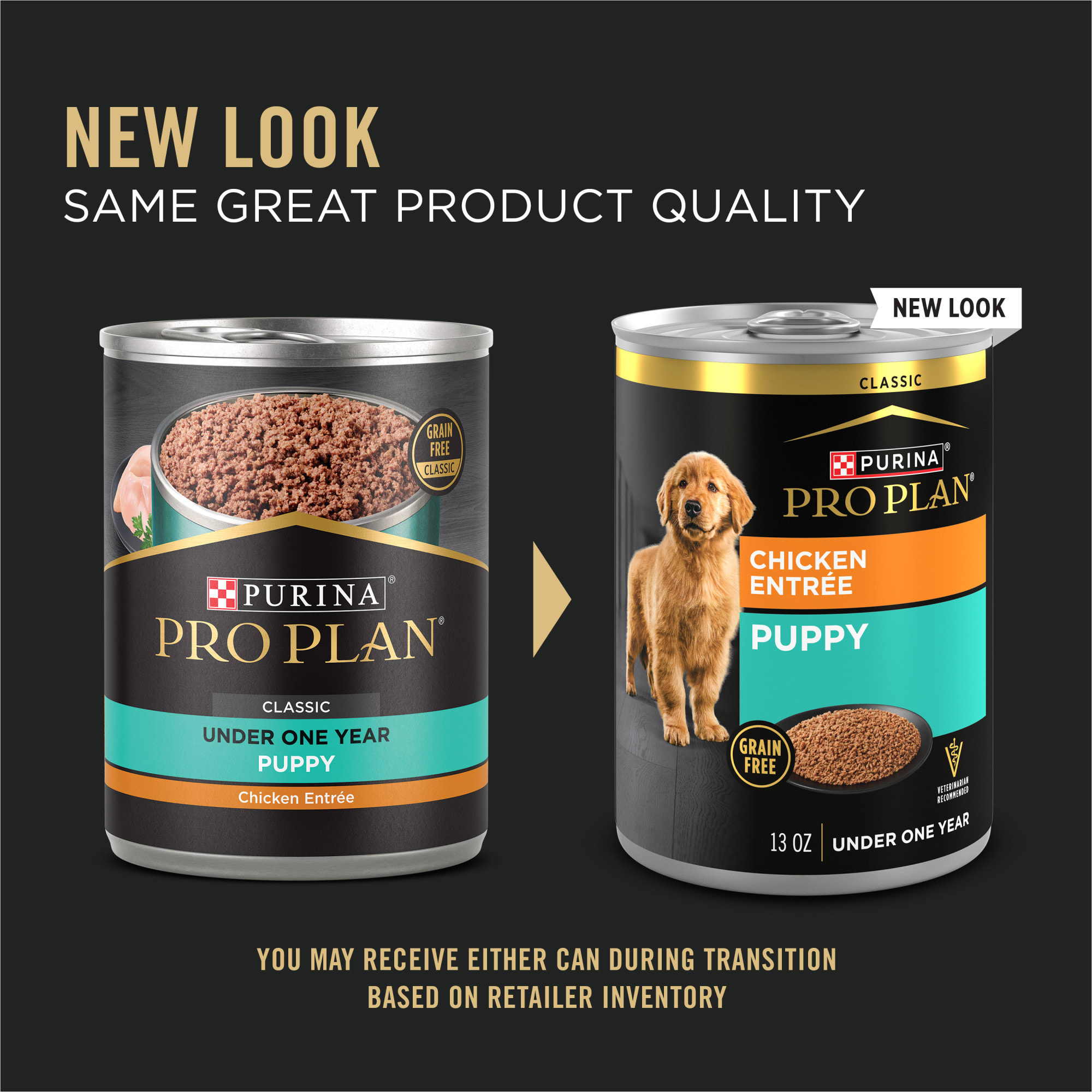 Purina Pro Plan Grain Free, High Protein Focus Classic Chicken