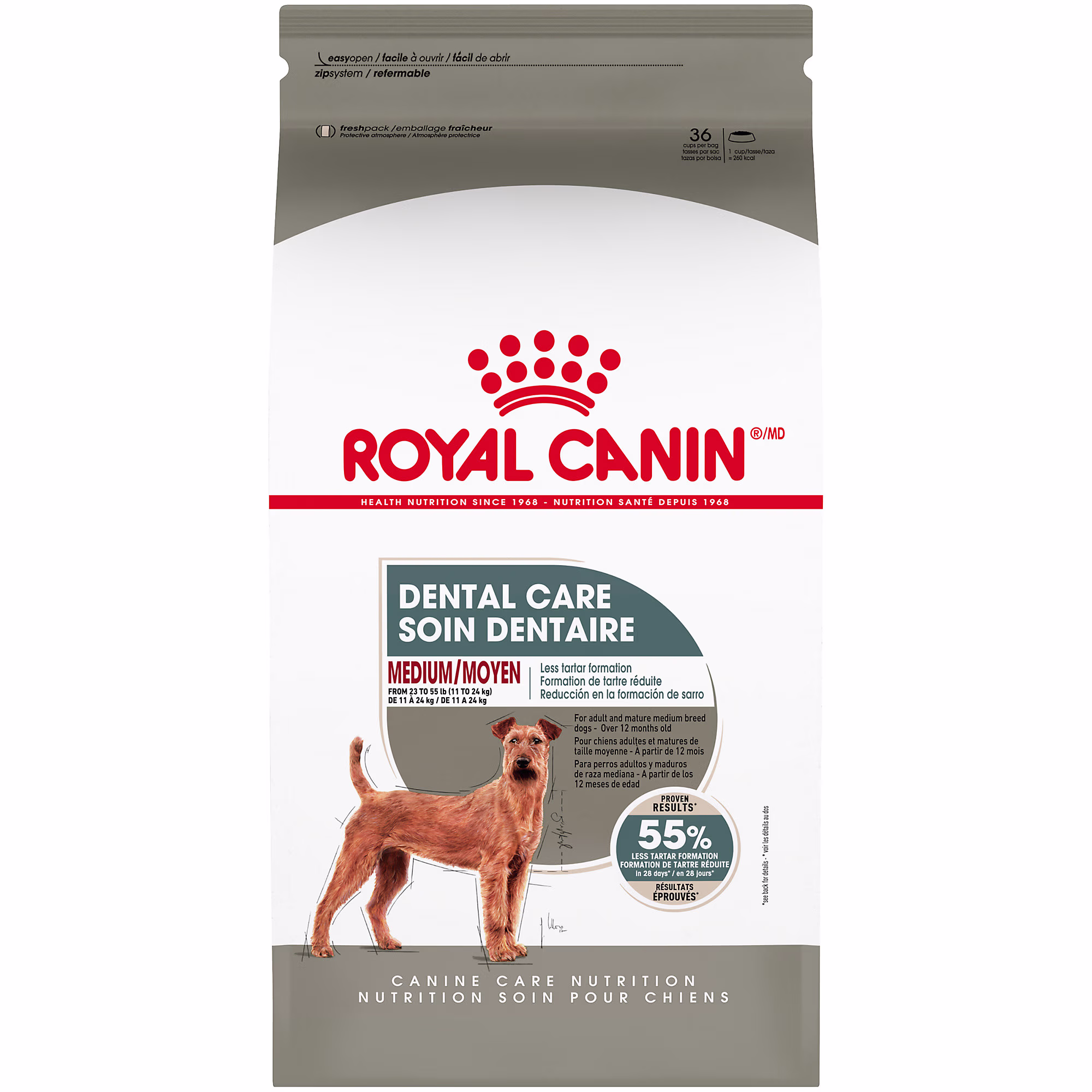 Royal Canin Medium Dental Care Dog Food 28 lbs