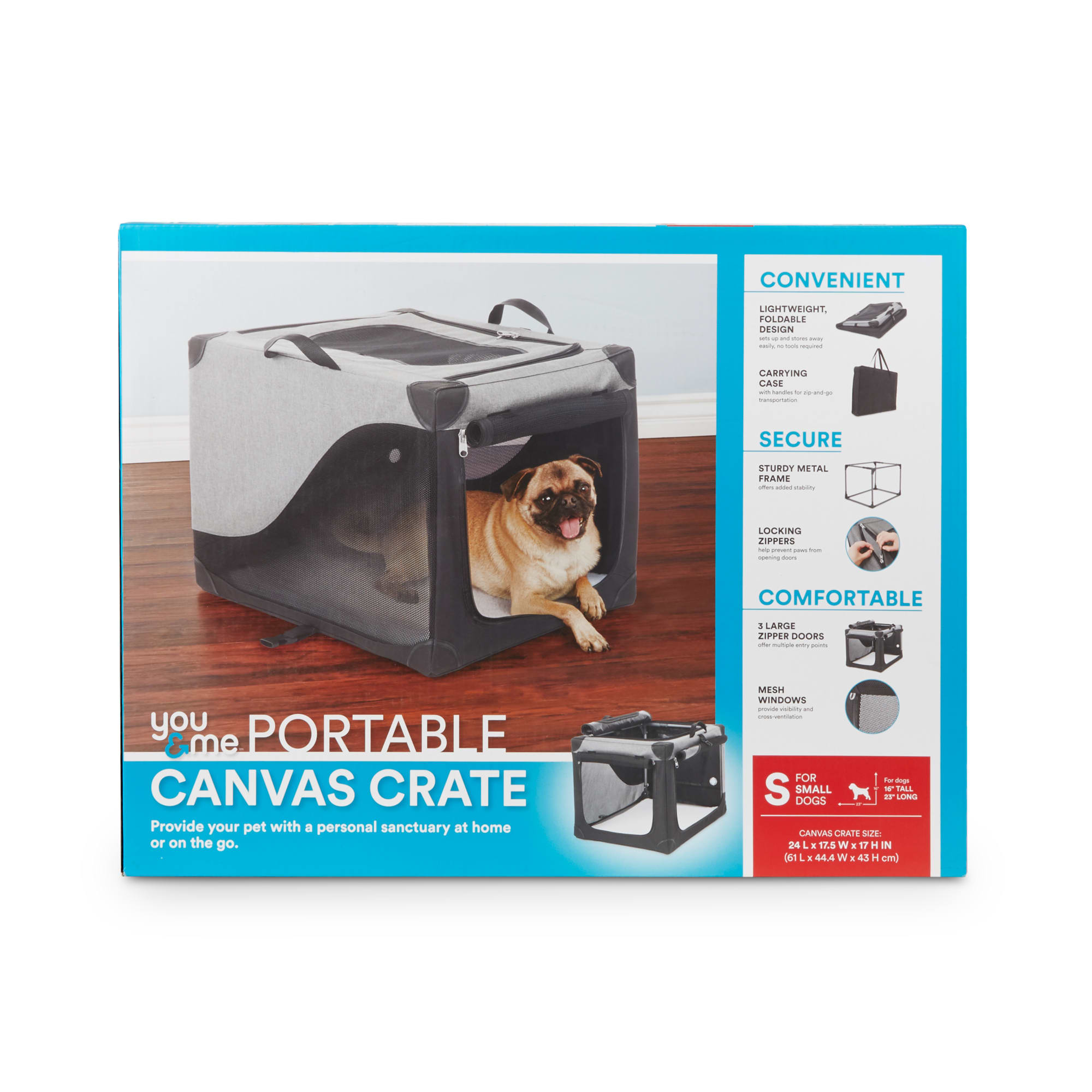 Canvas dog outlet kennel