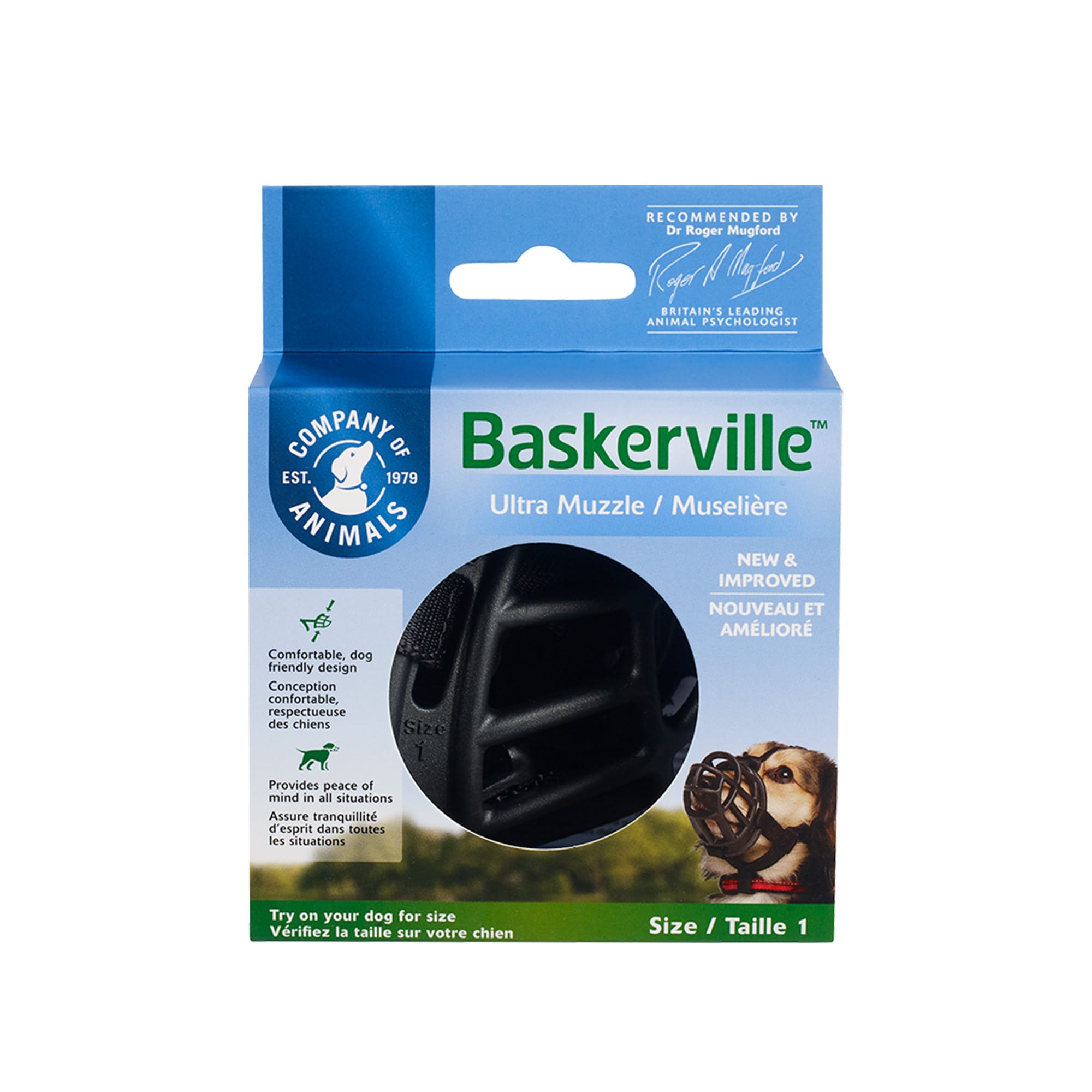 Baskerville muzzle size 1 hotsell