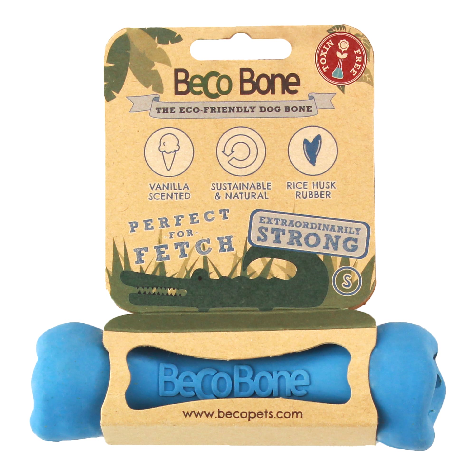 Blue rubber dog clearance bone