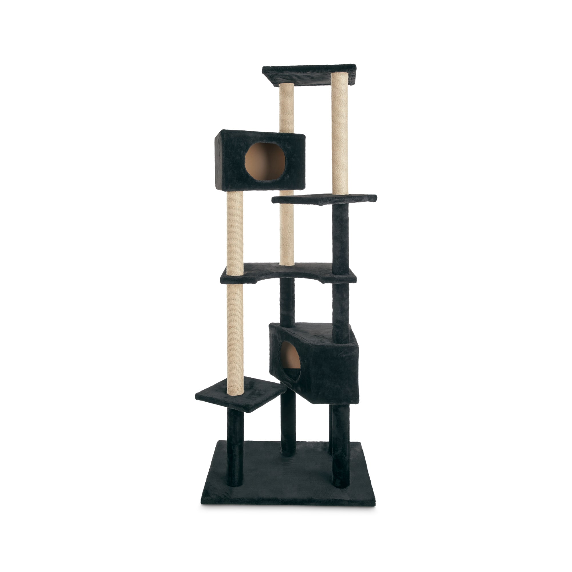 EveryYay Essentials Black White Lookout Large Cat Loft 8 Level