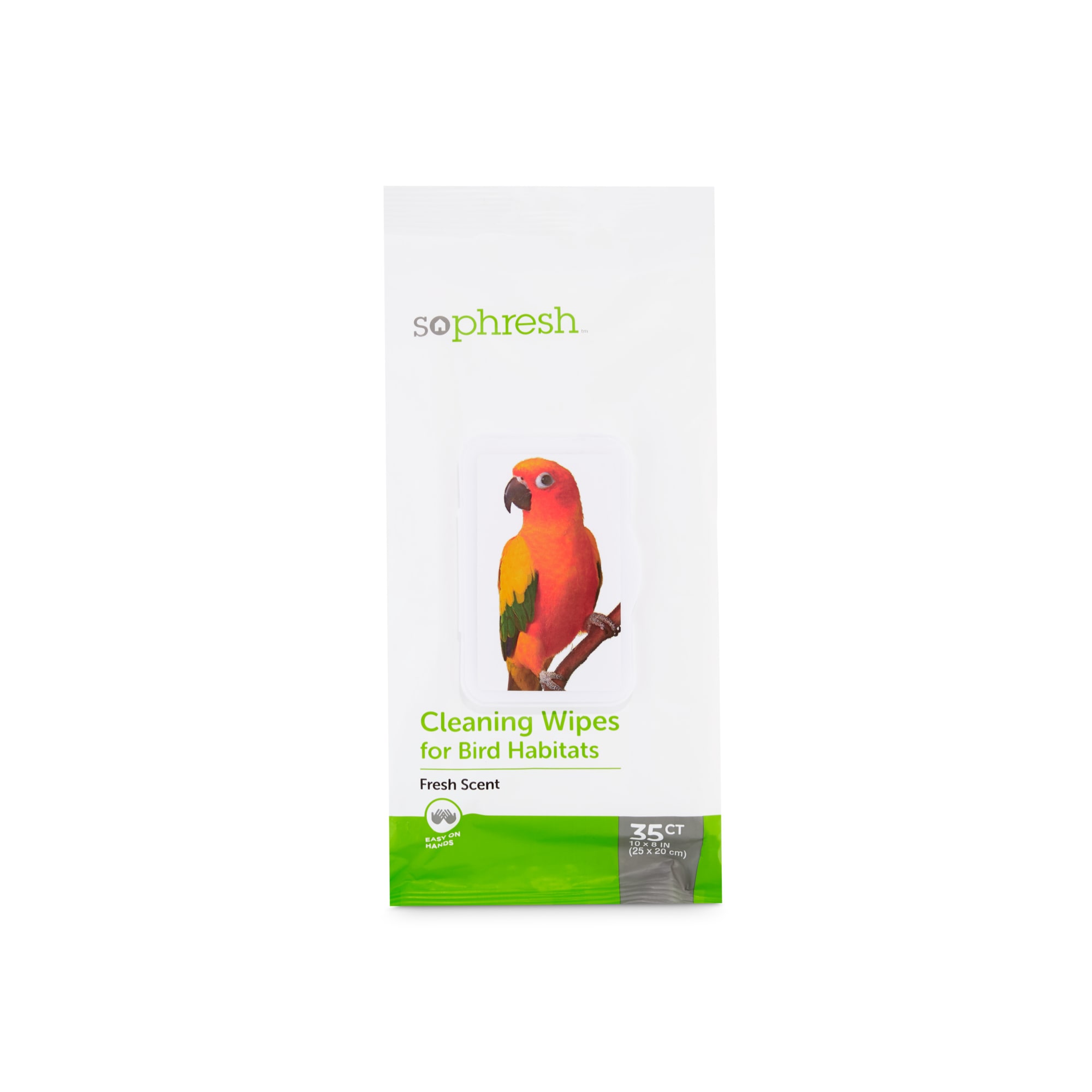 So Phresh Bird Cage Cleaning Wipes 35ct Safe Non Toxic