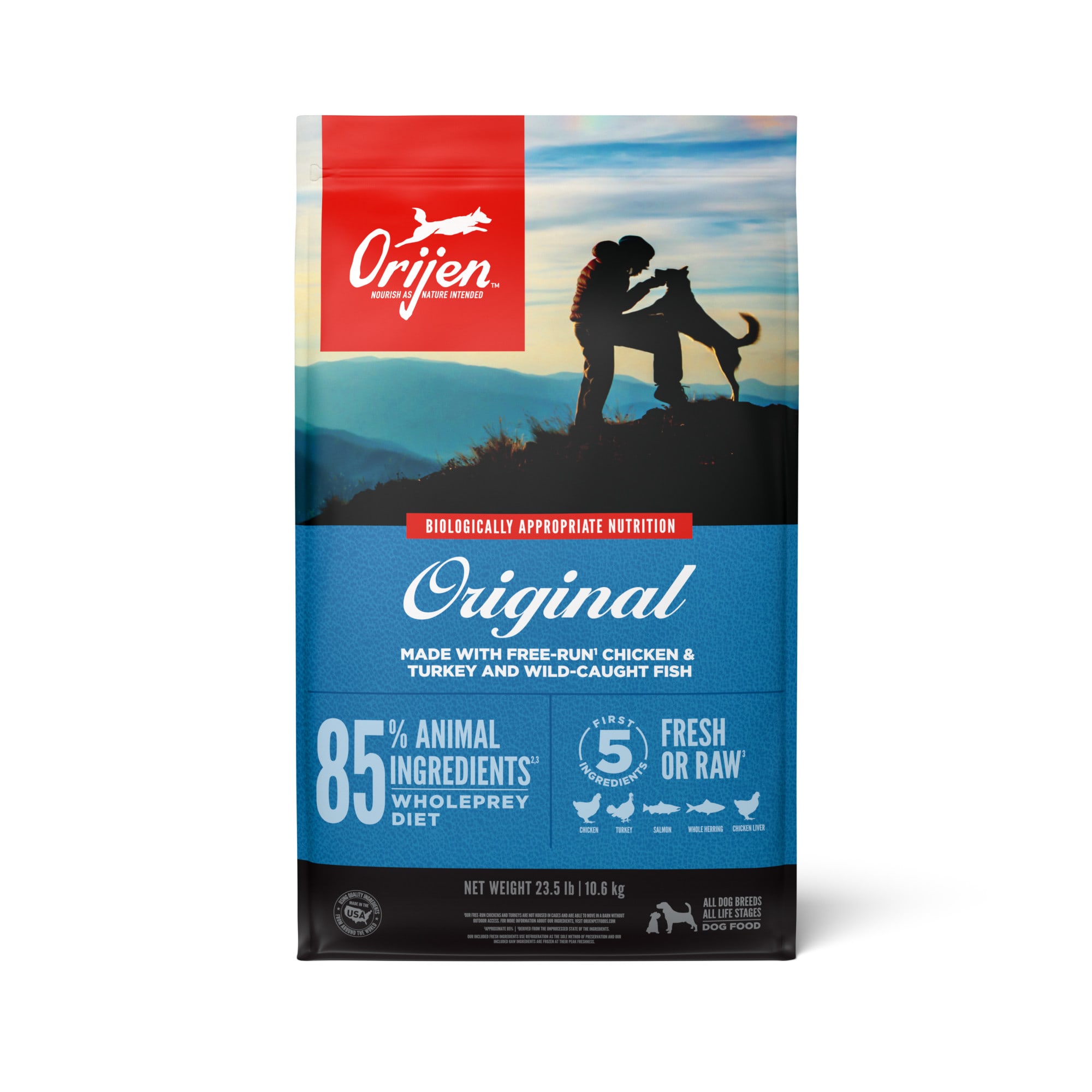 ORIJEN Original Dry Dog Food, 25 lbs 