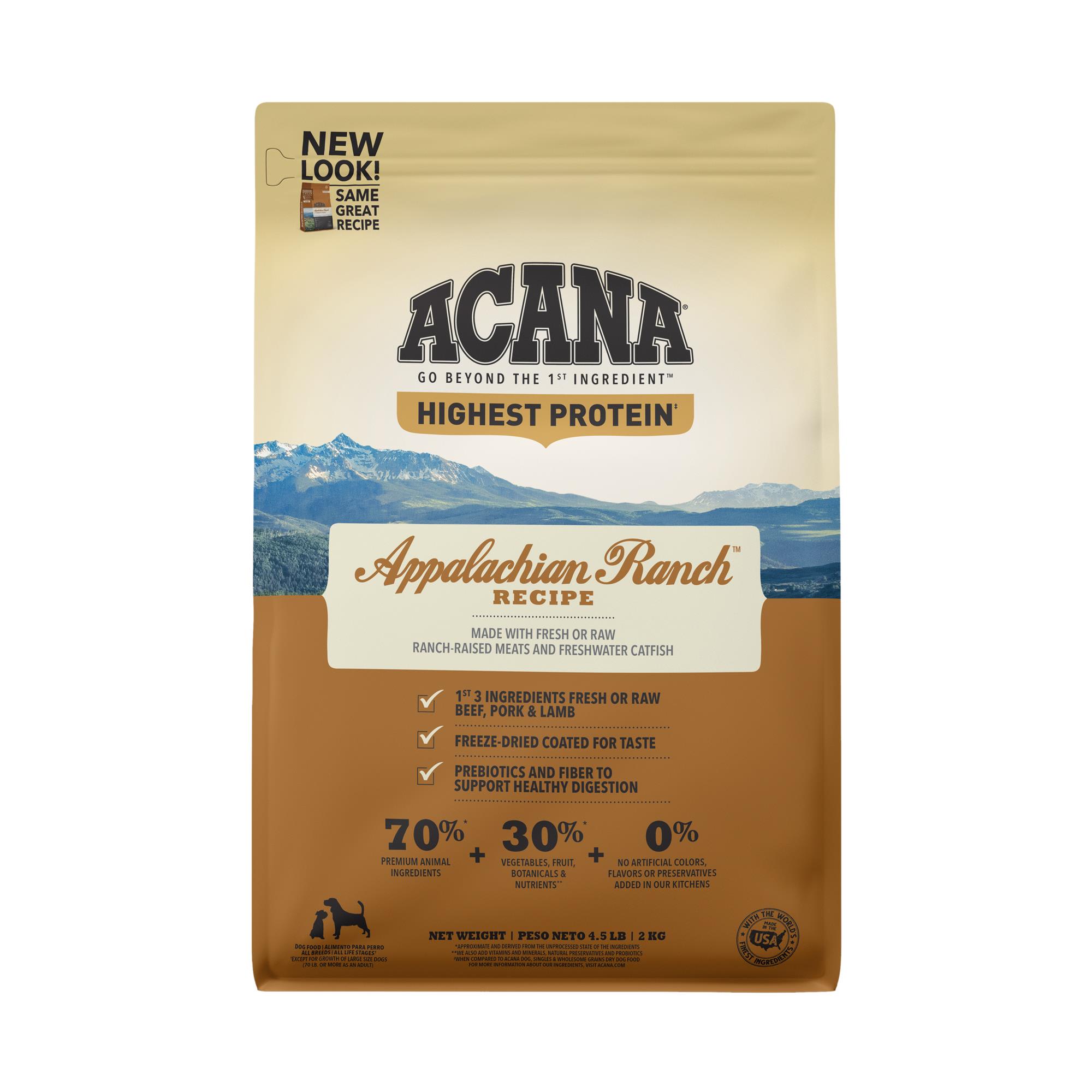 Acana wild prairie dog food outlet recall