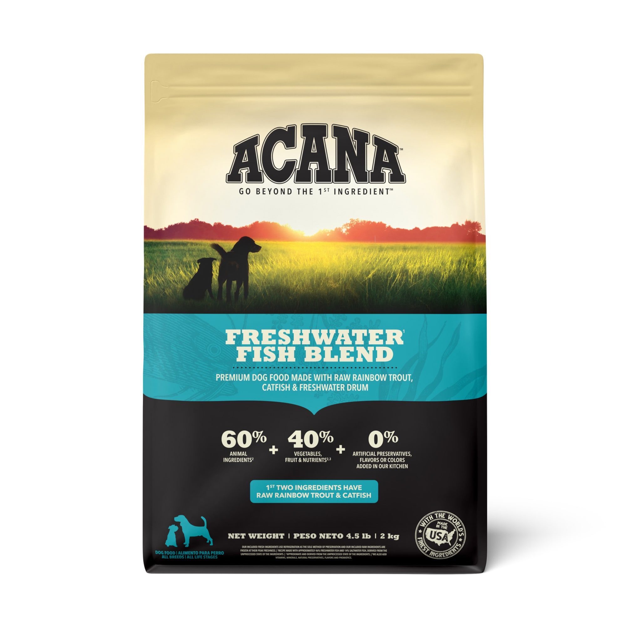 ACANA Grain-Free Freshwater Fish Whole Trout Catfish and Perch Dry Dog