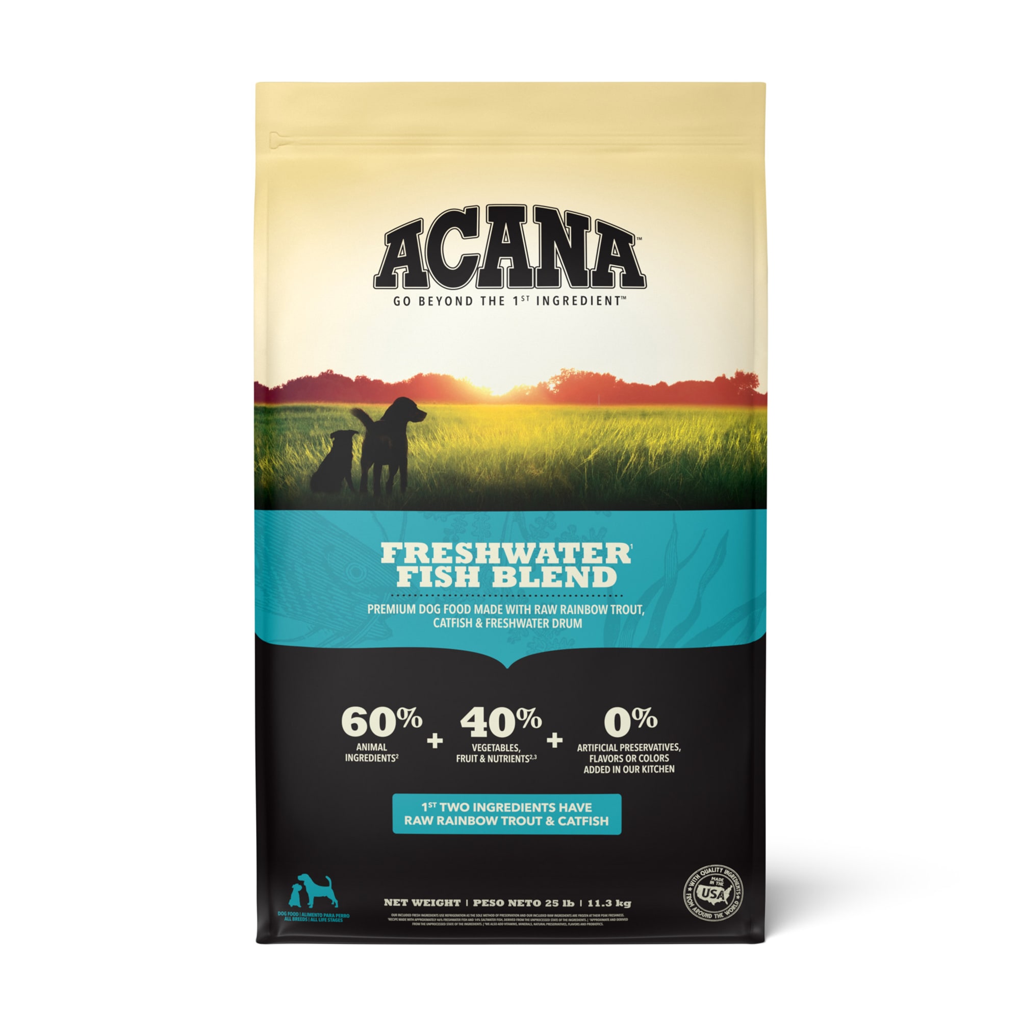 ACANA Grain-Free Freshwater Fish Whole Trout Catfish and Perch Dry Dog