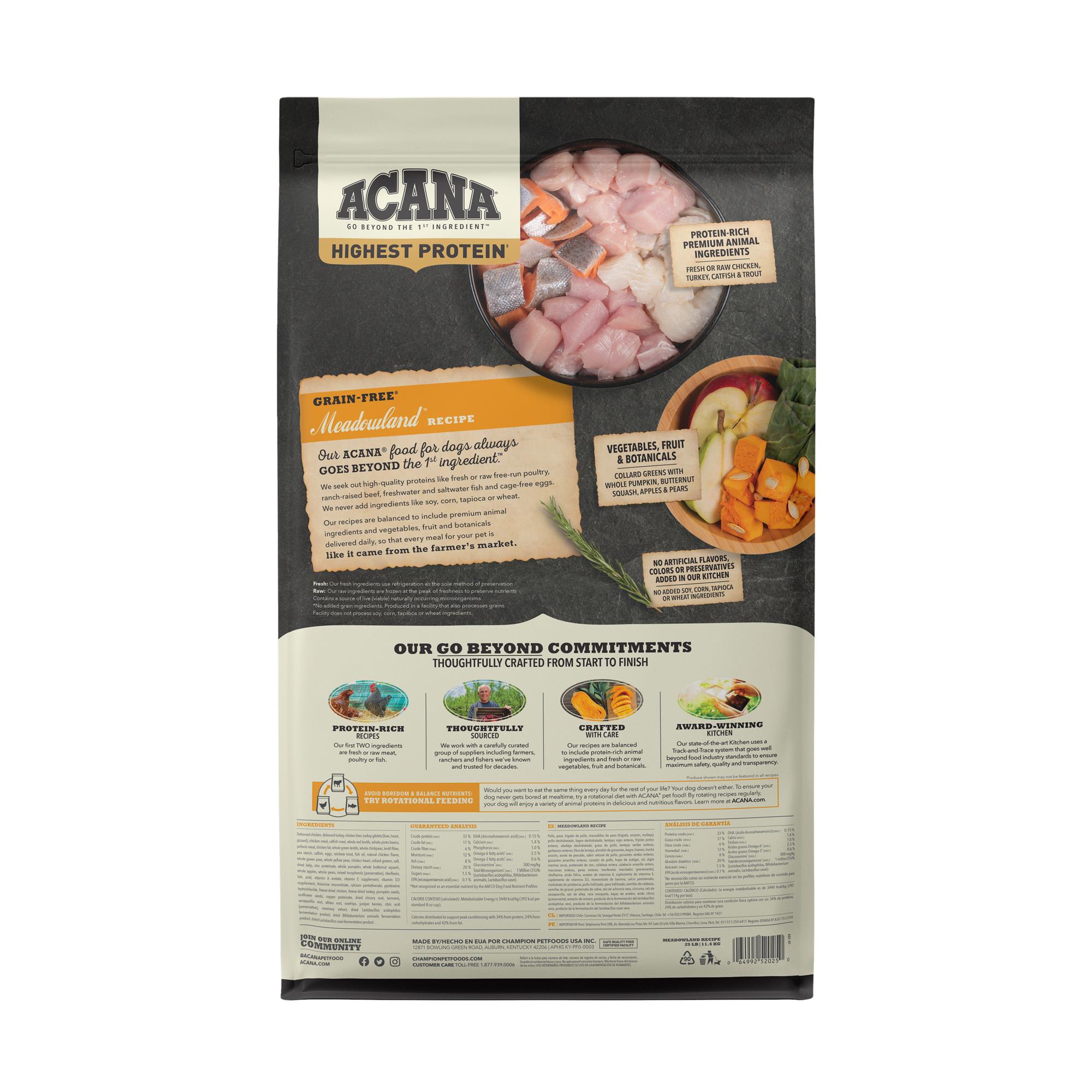 Acana meadowland dog food review best sale