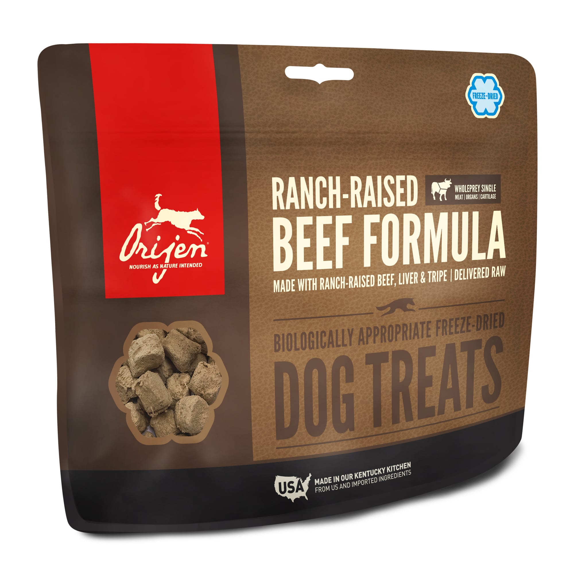 UPC 064992580155 product image for ORIJEN Freeze-Dried Angus Beef Dog Treats, 1.5 oz. | upcitemdb.com