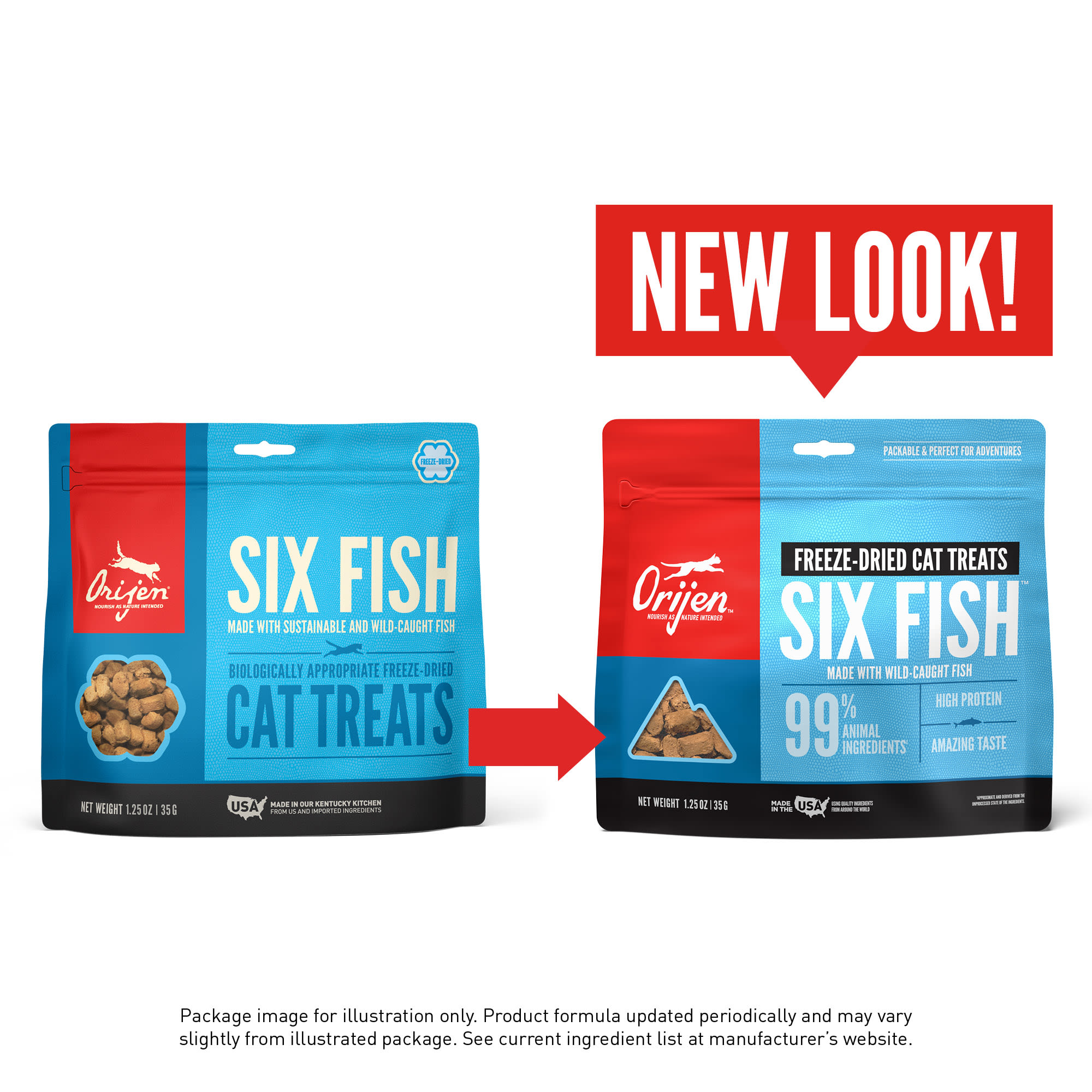 Orijen six fish cheap cat treats