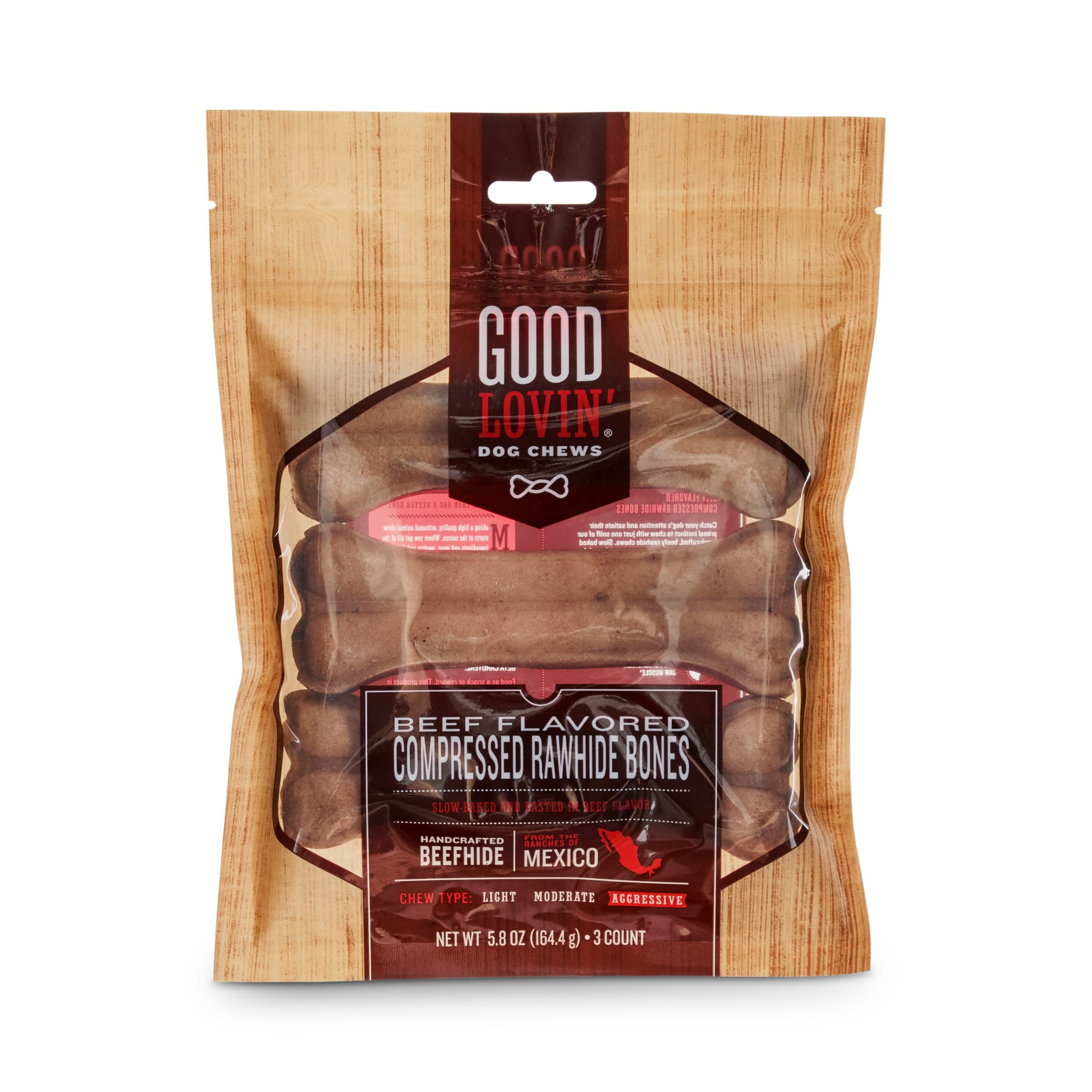 compressed rawhide for dogs