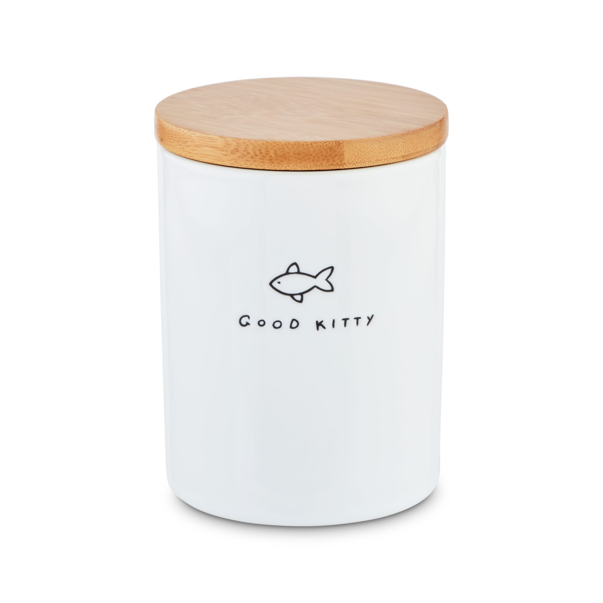 Harmony Good Kitty Ceramic Cat Treat 