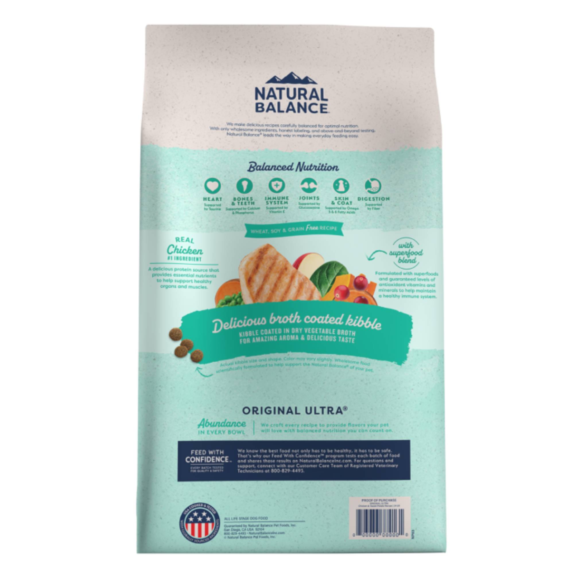 Natural Balance Original Ultra Grain Free Chicken Dry Dog Food 24 lbs