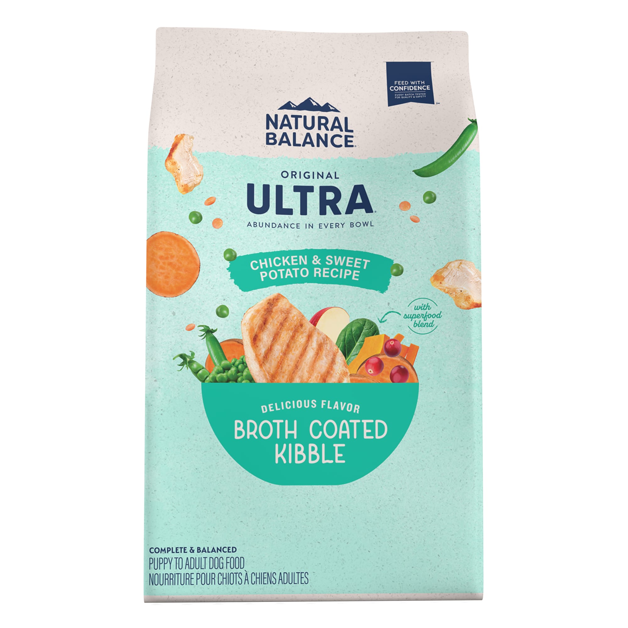 Natural Balance Original Ultra Grain Free Chicken Sweet Potato Recipe Dry Dog Food 24 lbs