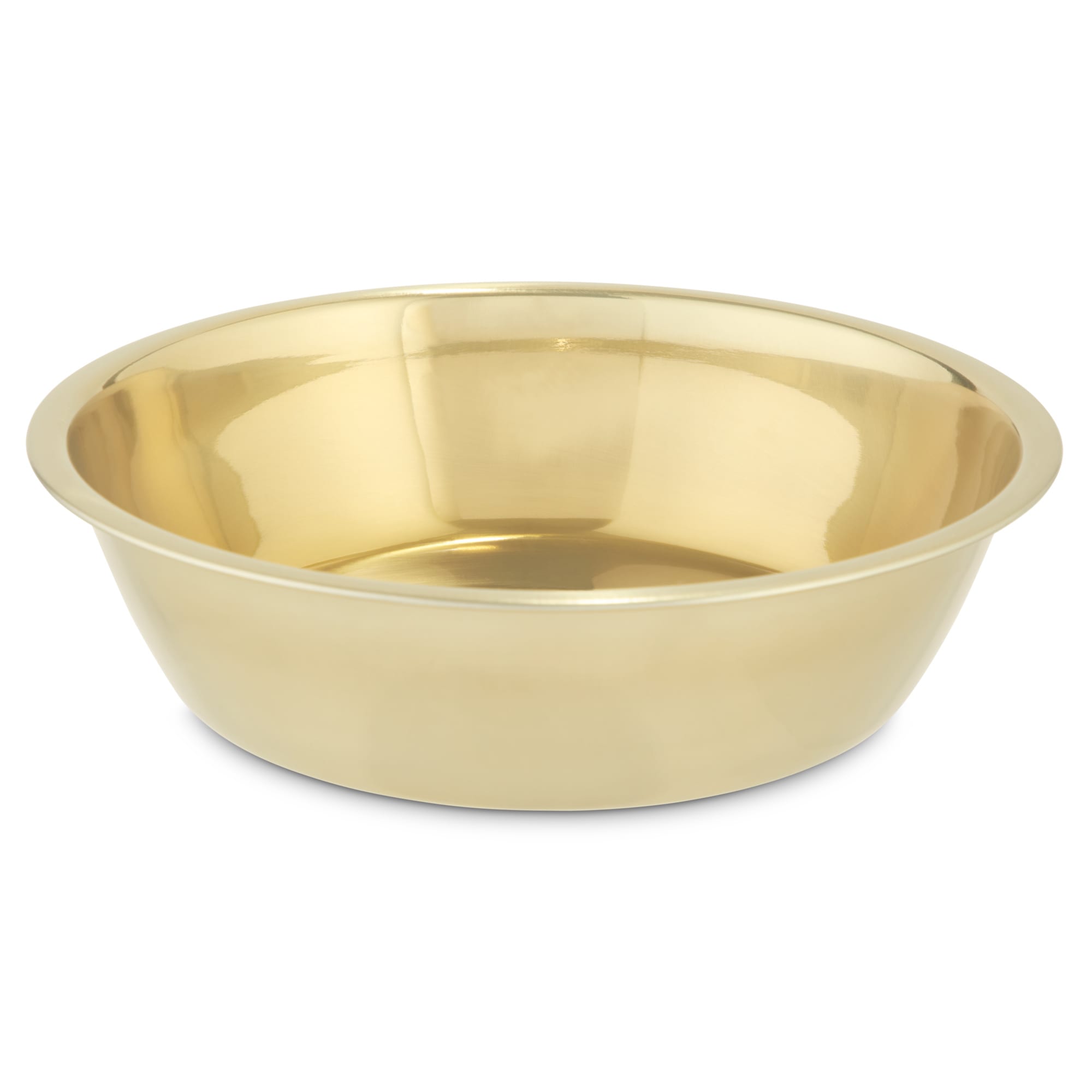 Big Dog Bowl Stainless Steel Gold Pet Bowl
