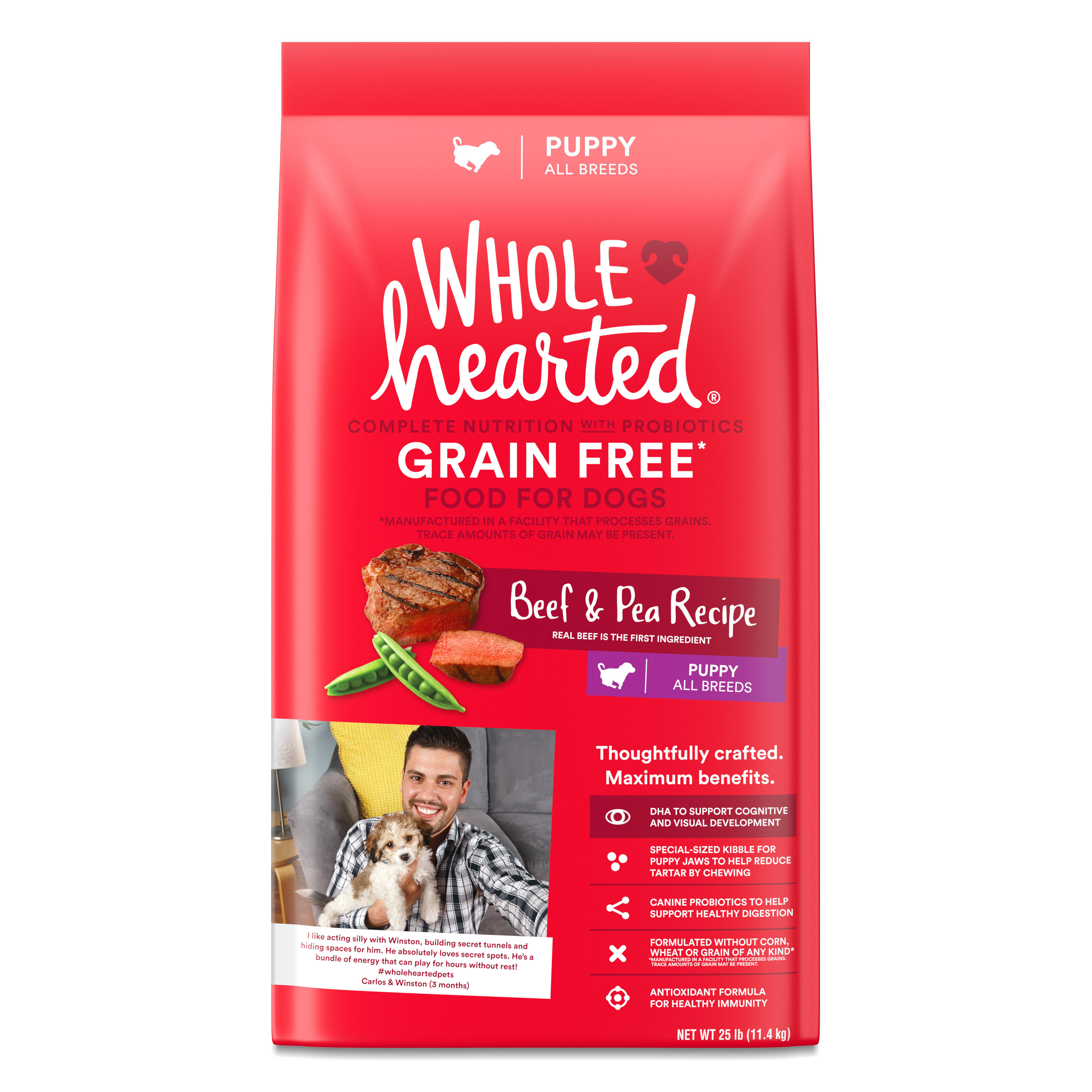 wholehearted large breed dog food