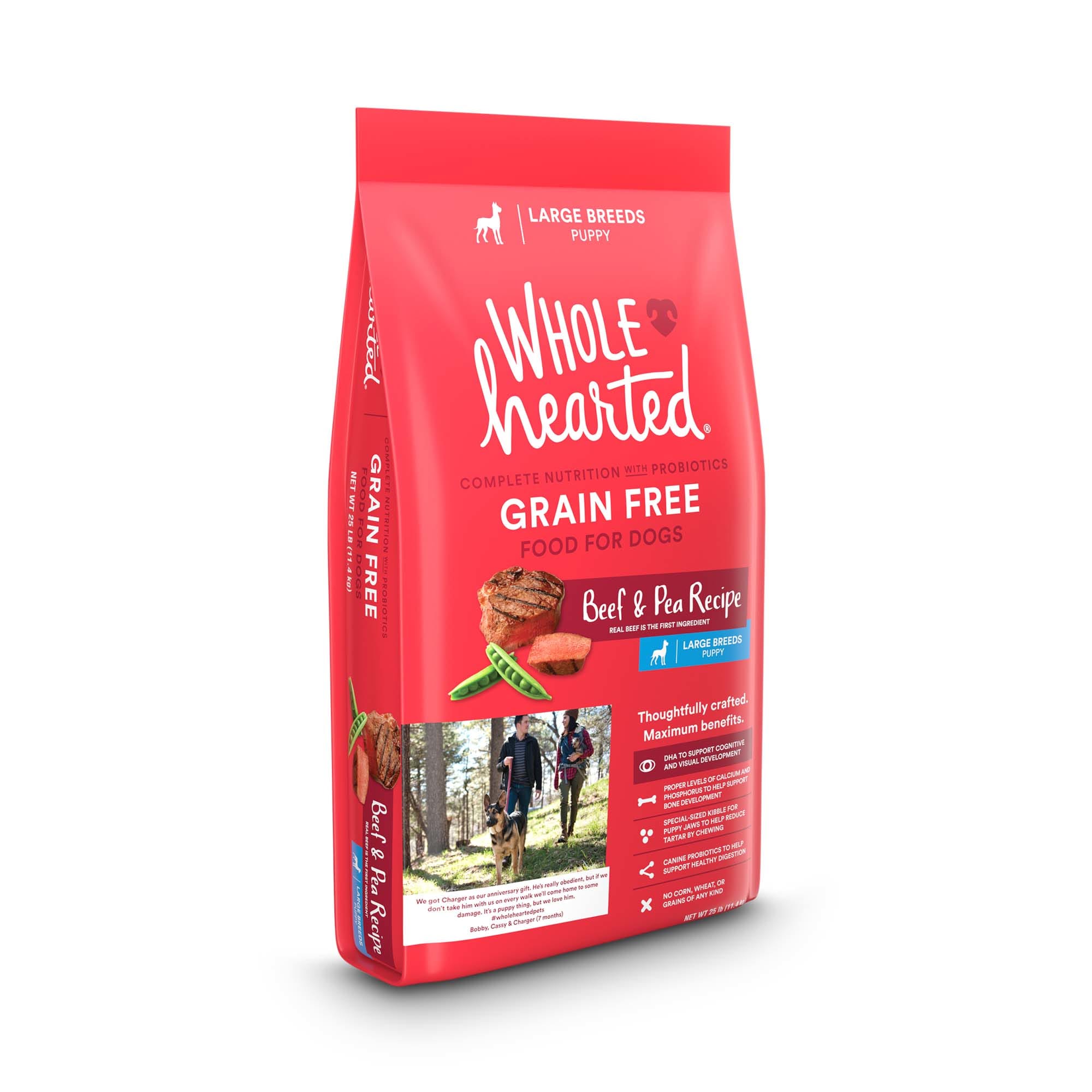 Wholehearted dog outlet food large breed