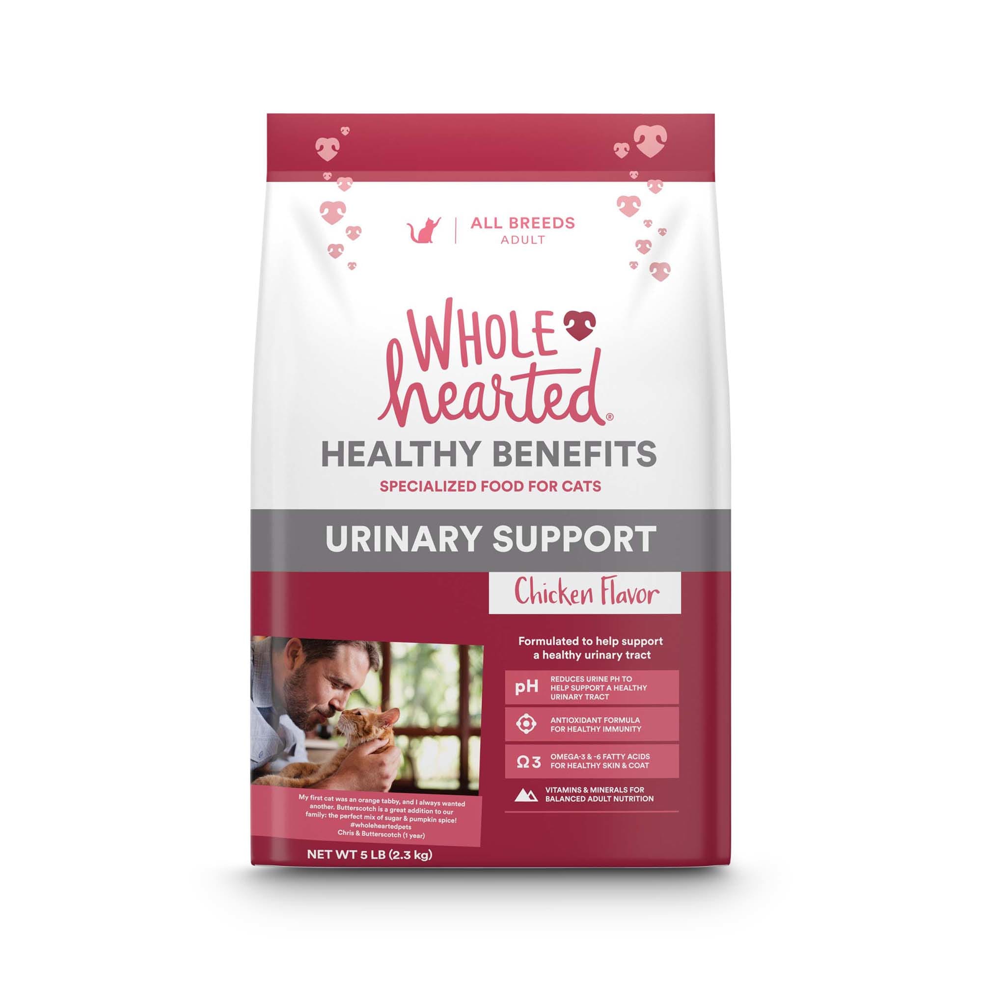 WholeHearted Urinary Support Chicken Flavor Dry Cat Food 5 lbs